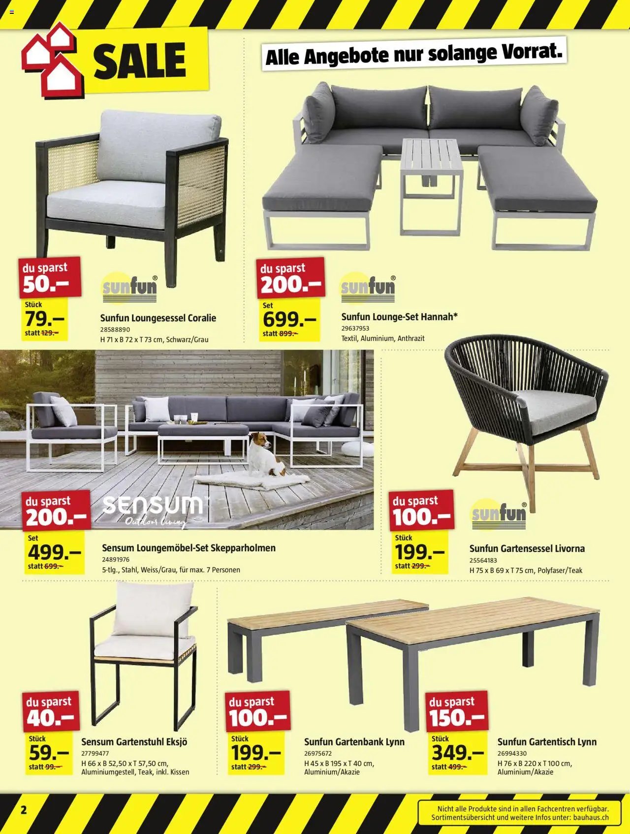 Bauhaus Aktionen (2025-07-28 - 2025-08-24)