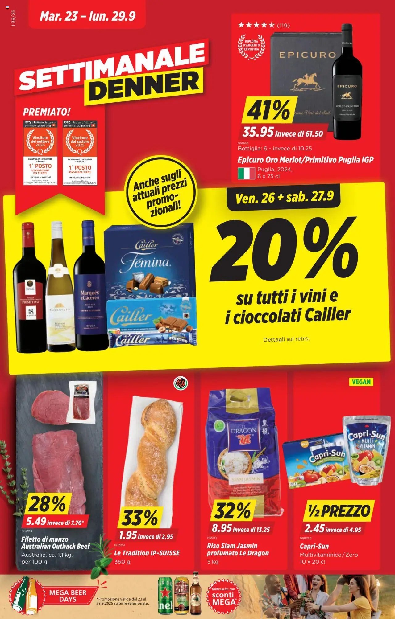 Denner Aktionen IT (2025-09-23 - 2025-09-29)