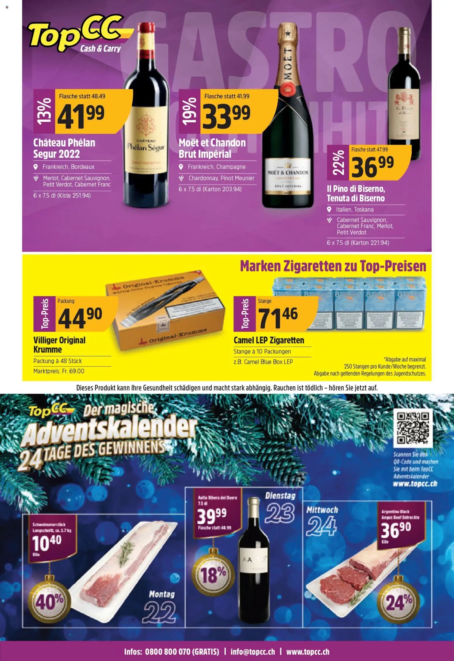 TopCC Aktionen (2025-12-22 - 2025-12-27)