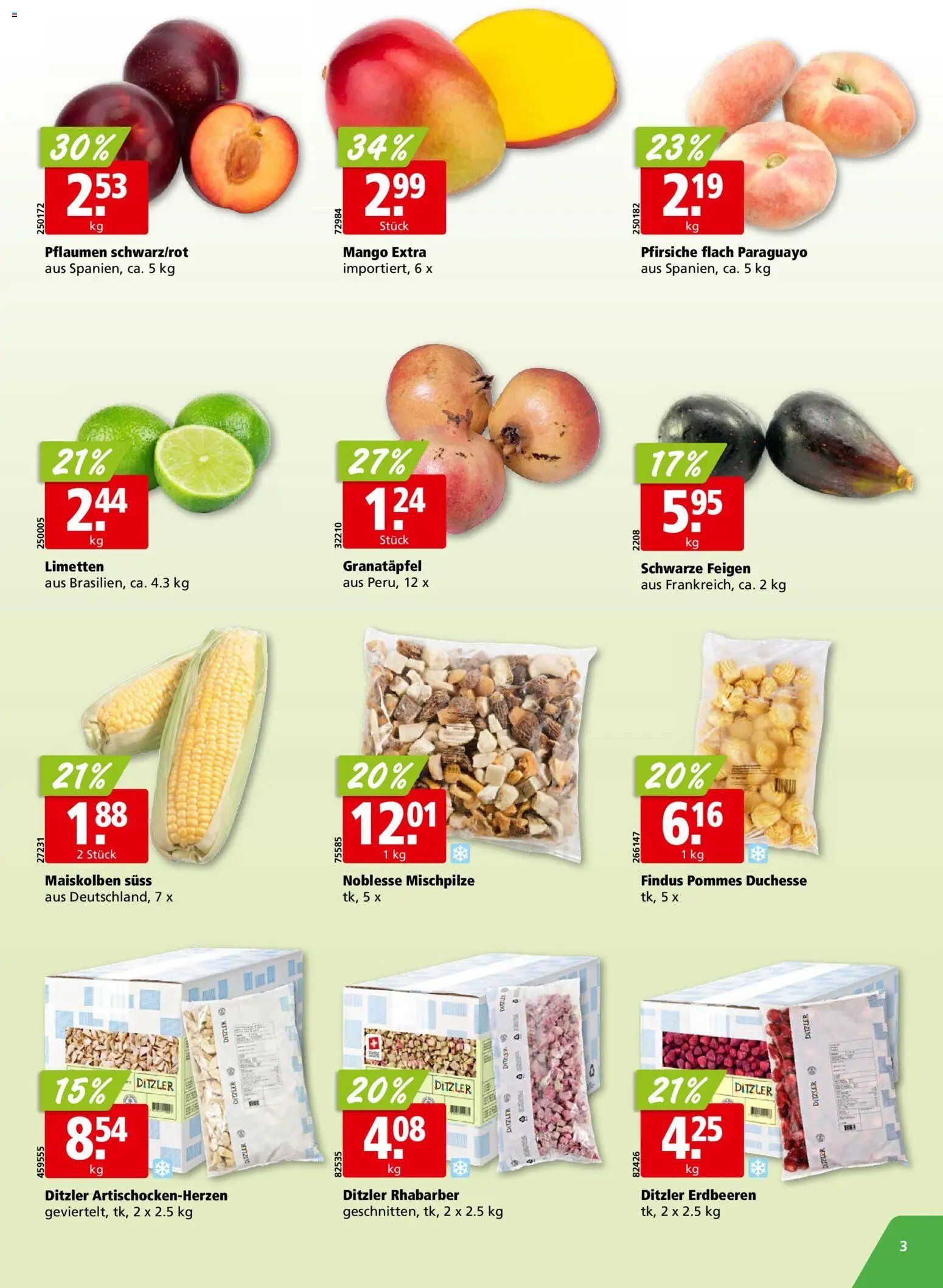 Aligro aktionen Chavannes, Matran, Genf, Sitten