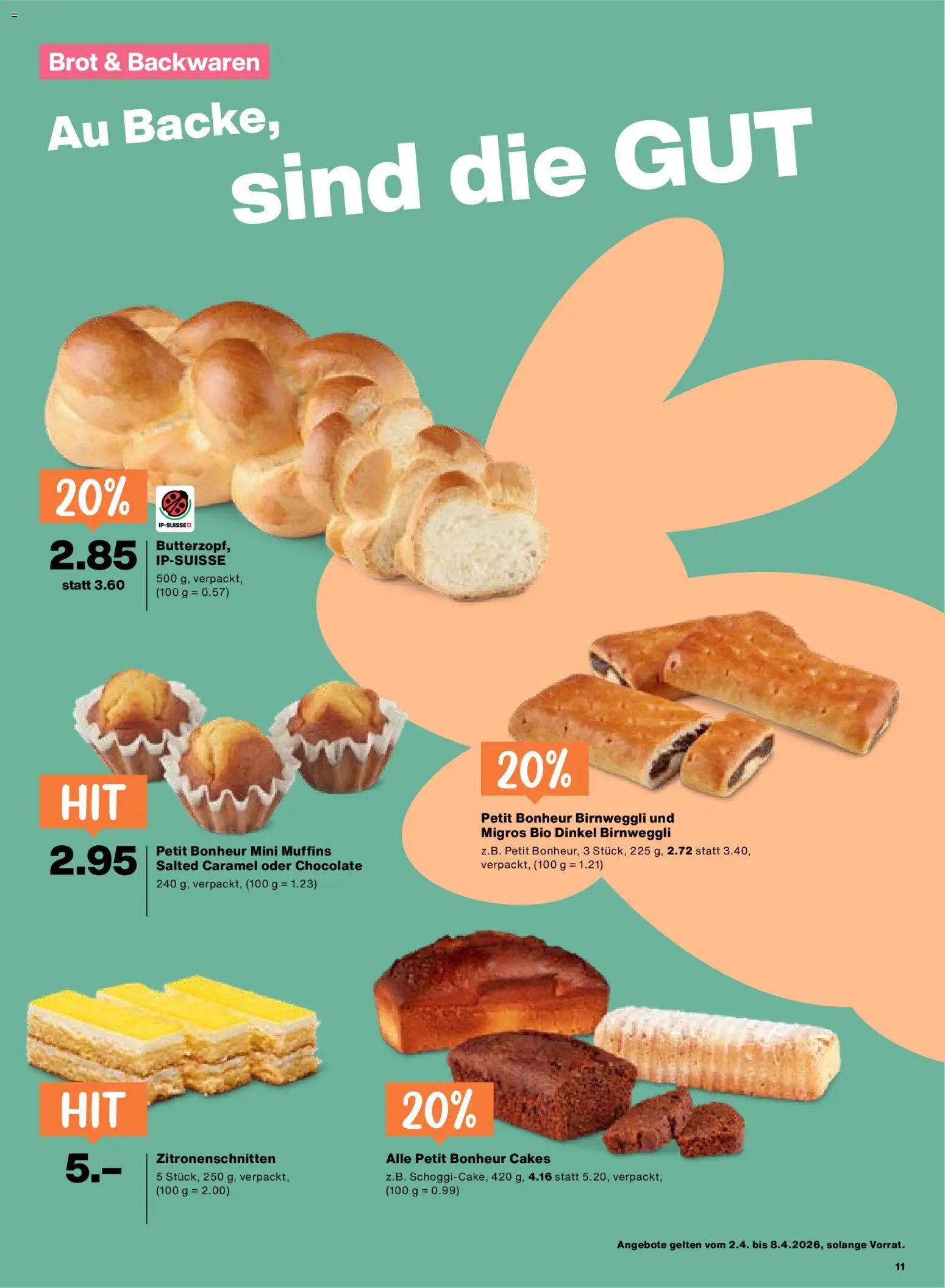 Migros aktionen (2026-04-02 - 2026-04-08)