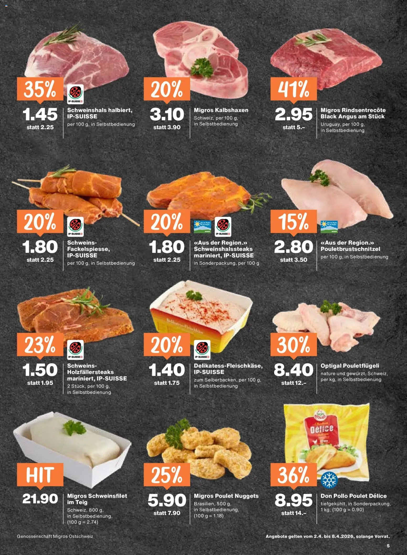 Migros aktionen (2026-04-02 - 2026-04-08)