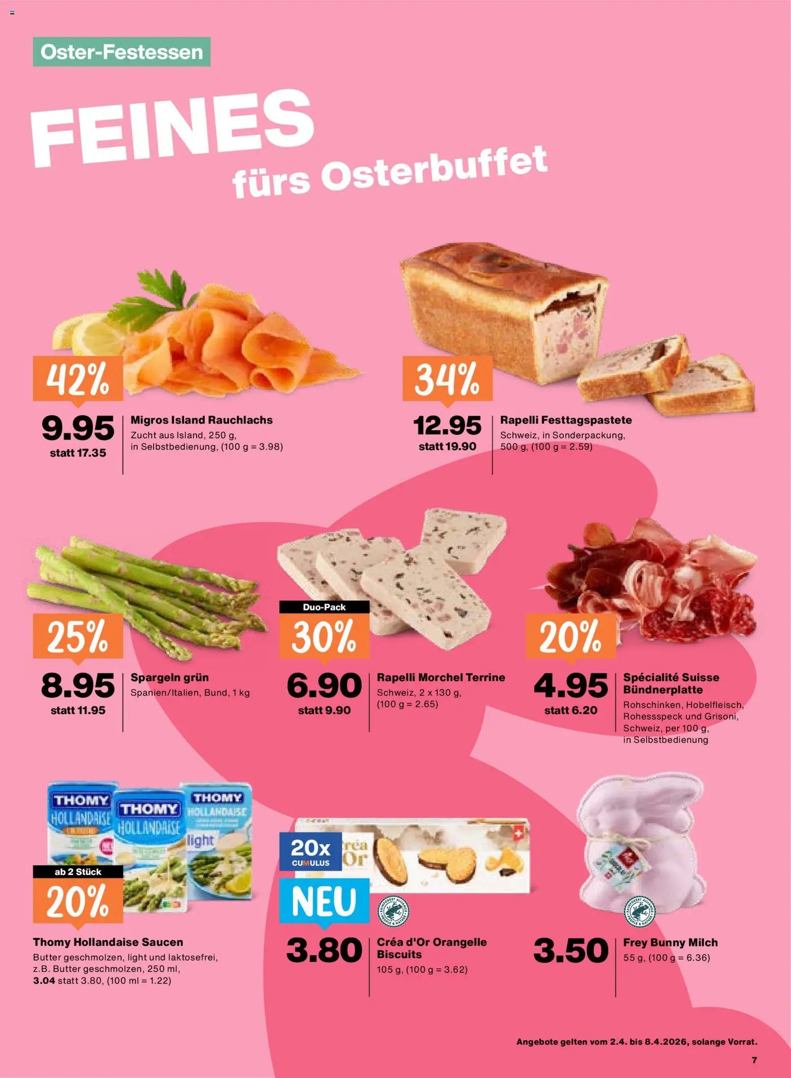 Migros aktionen (2026-04-02 - 2026-04-08)