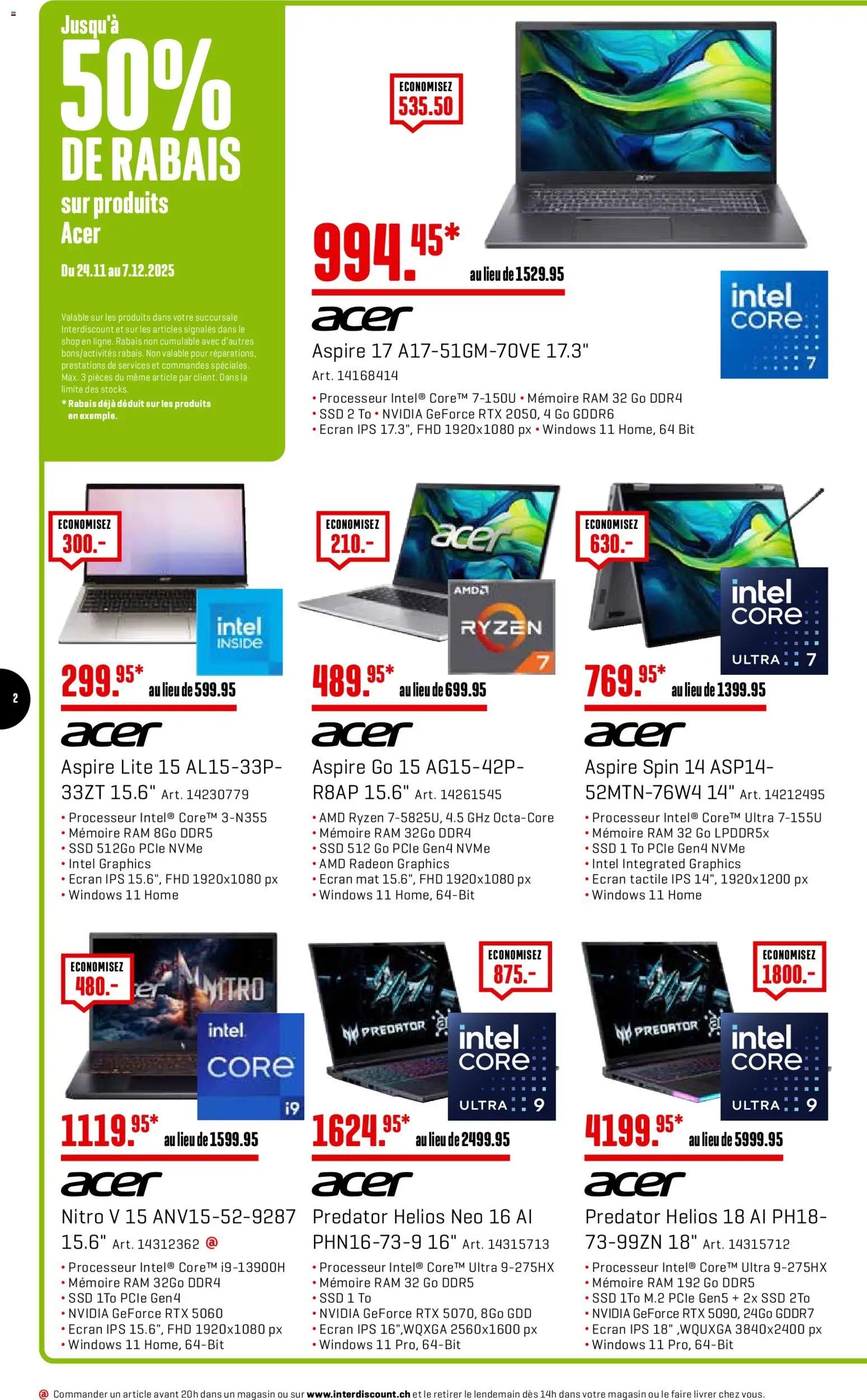 Interdiscount Aktionen FR (2025-12-01 - 2025-12-07) | 2