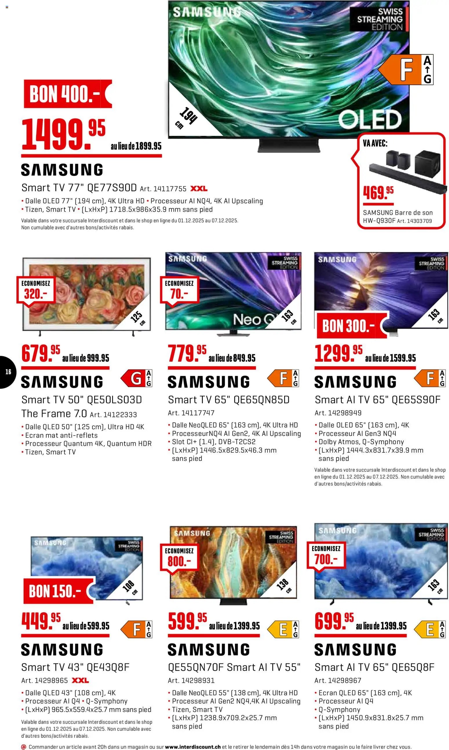 Interdiscount Aktionen FR (2025-12-01 - 2025-12-07) | 16