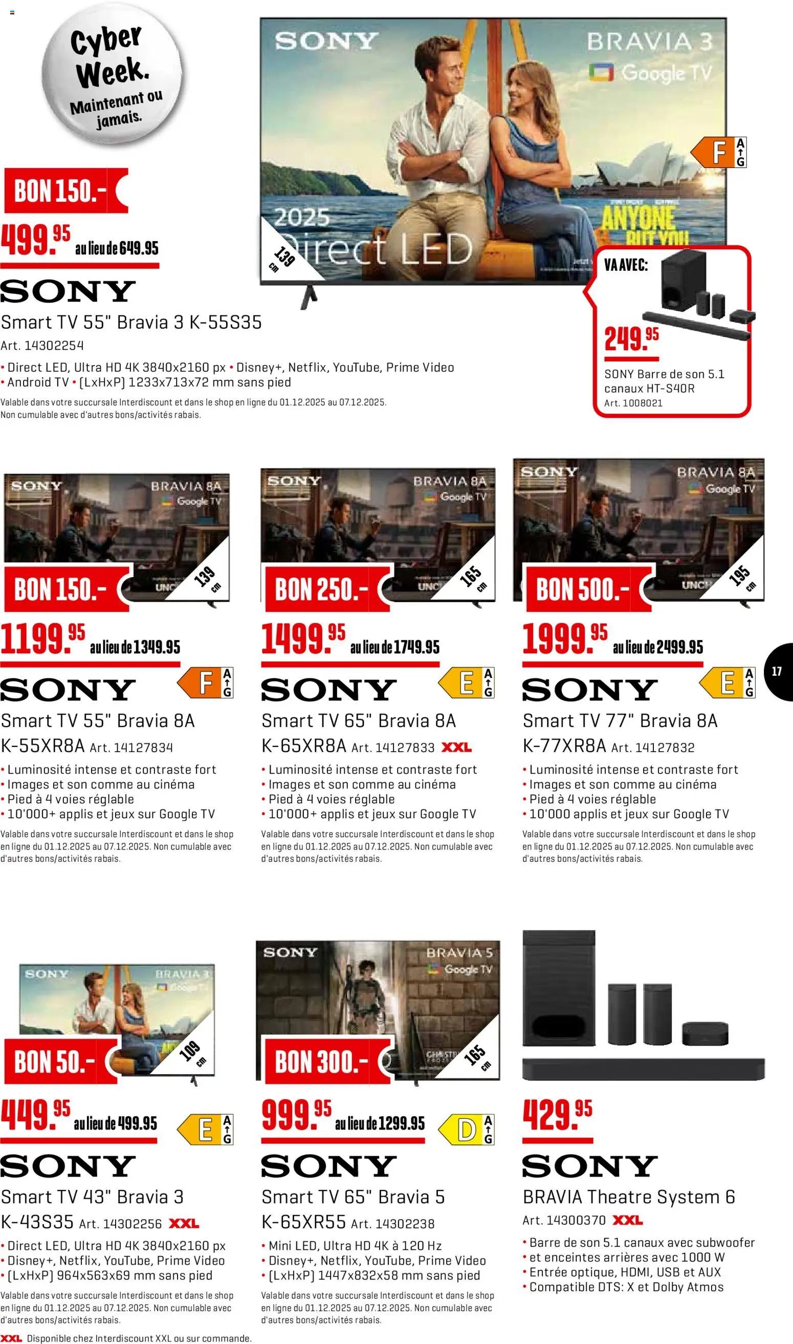 Interdiscount Aktionen FR (2025-12-01 - 2025-12-07) | 17