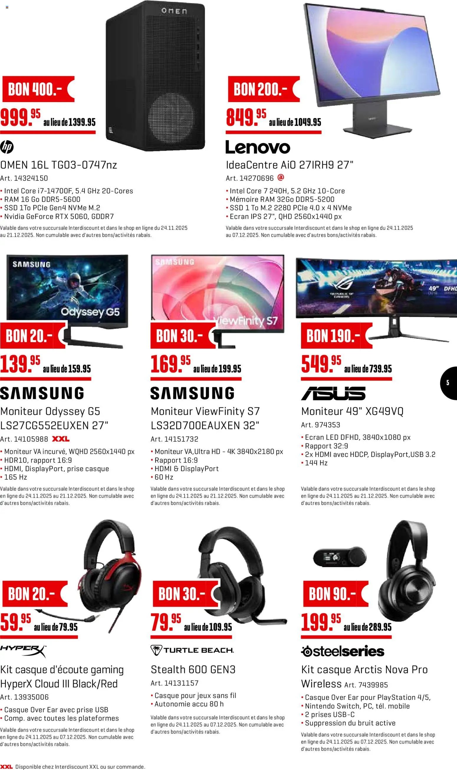 Interdiscount Aktionen FR (2025-12-01 - 2025-12-07) | 5