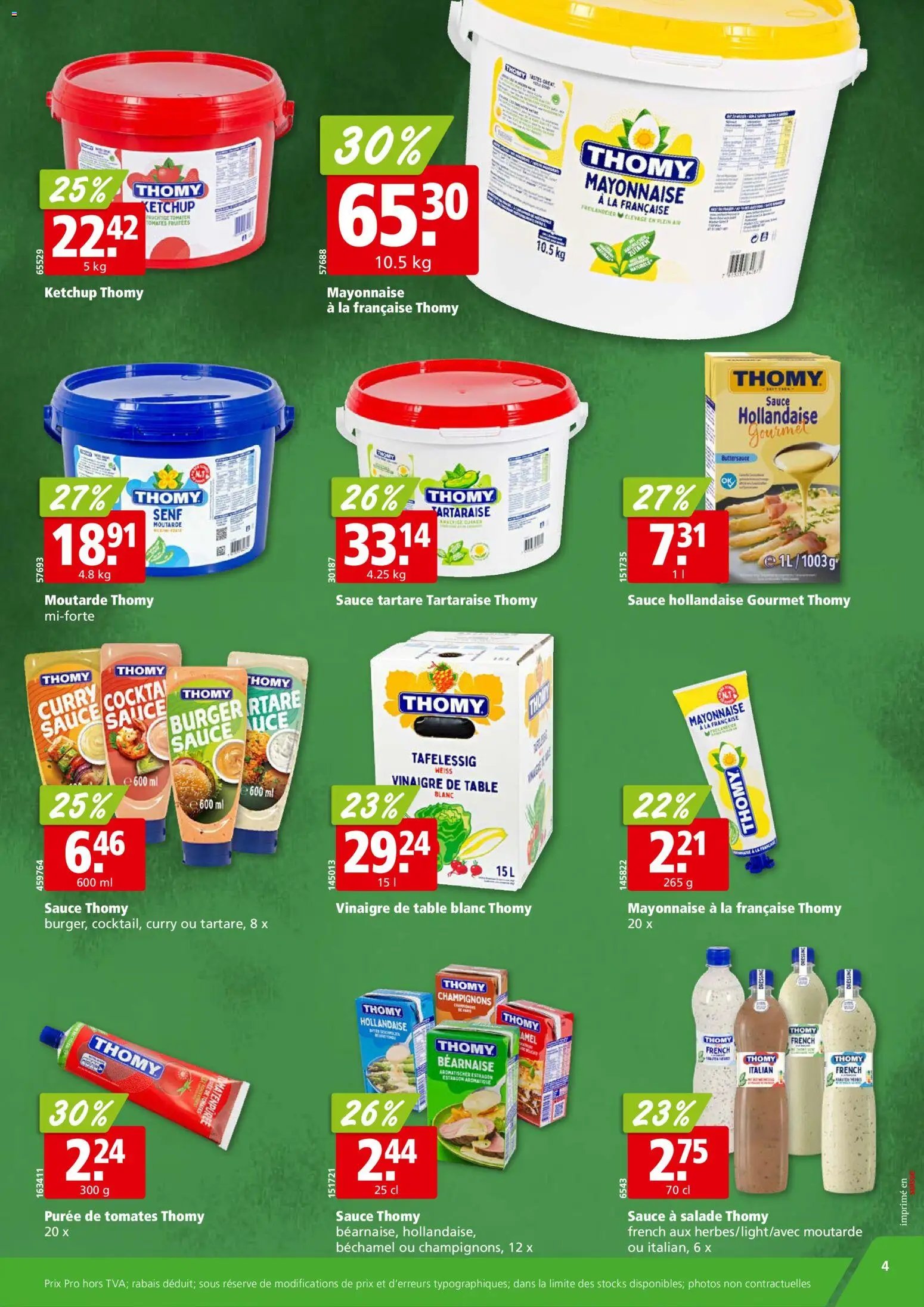 Aligro aktionen Nestlé Chavannes, Matran, Genève, Sion
