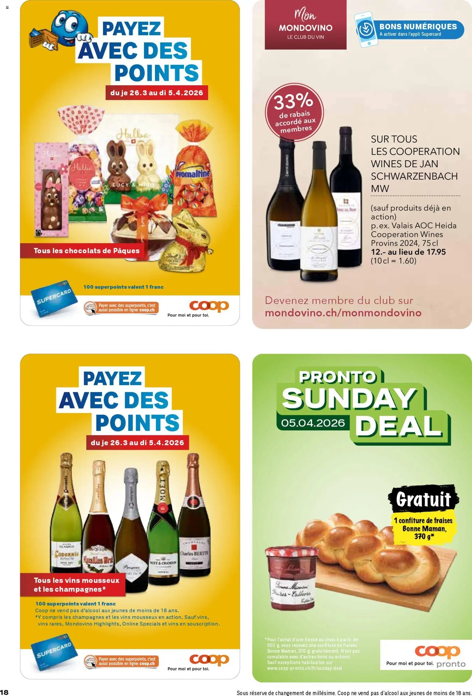 Coop aktionen FR (2026-03-31 - 2026-04-08)