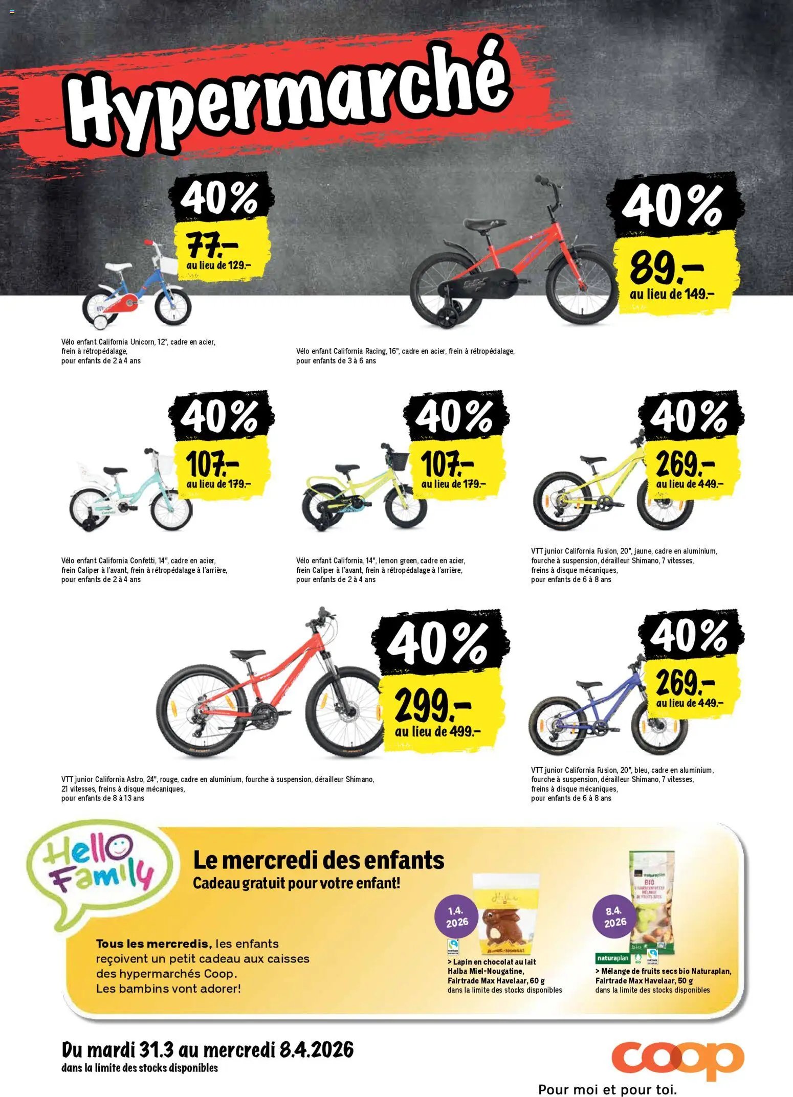 Coop aktionen FR (2026-03-31 - 2026-04-08)