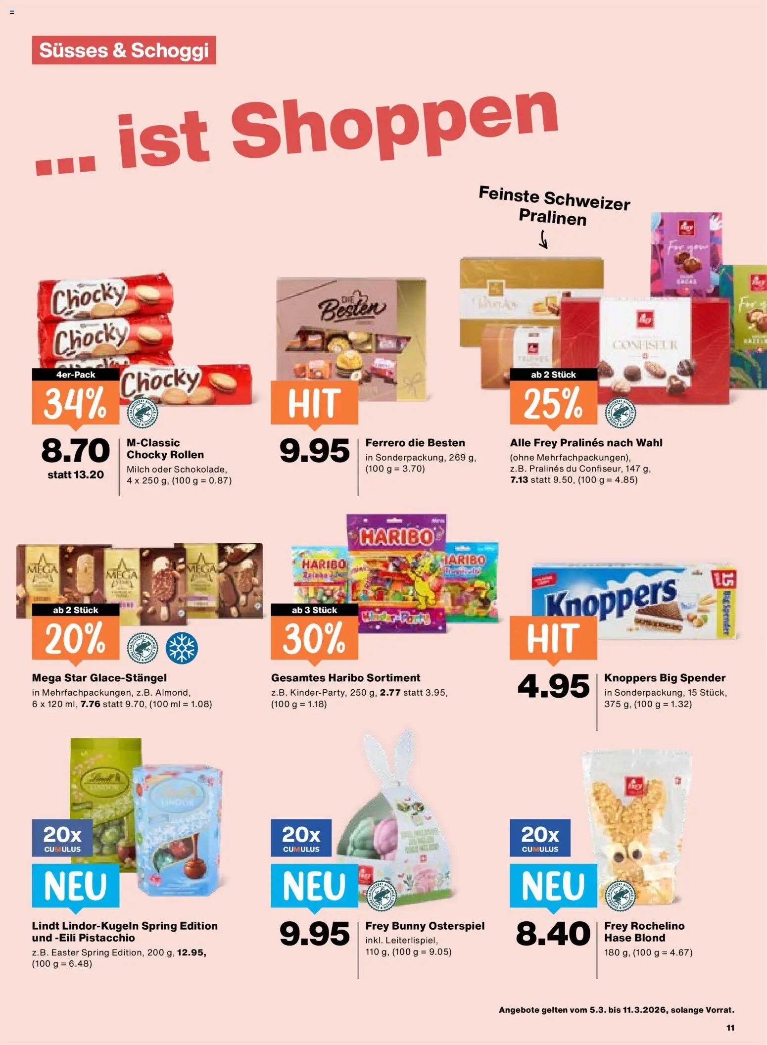 Migros aktionen (2026-03-03 - 2026-03-11)