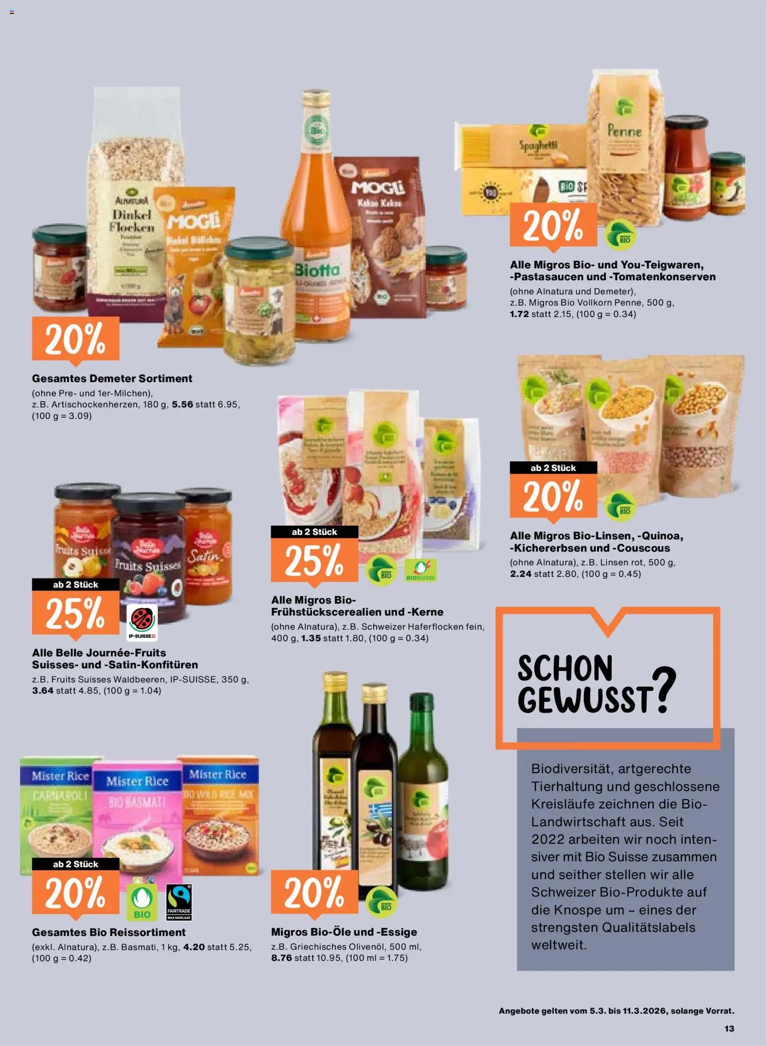 Migros aktionen (2026-03-03 - 2026-03-11)