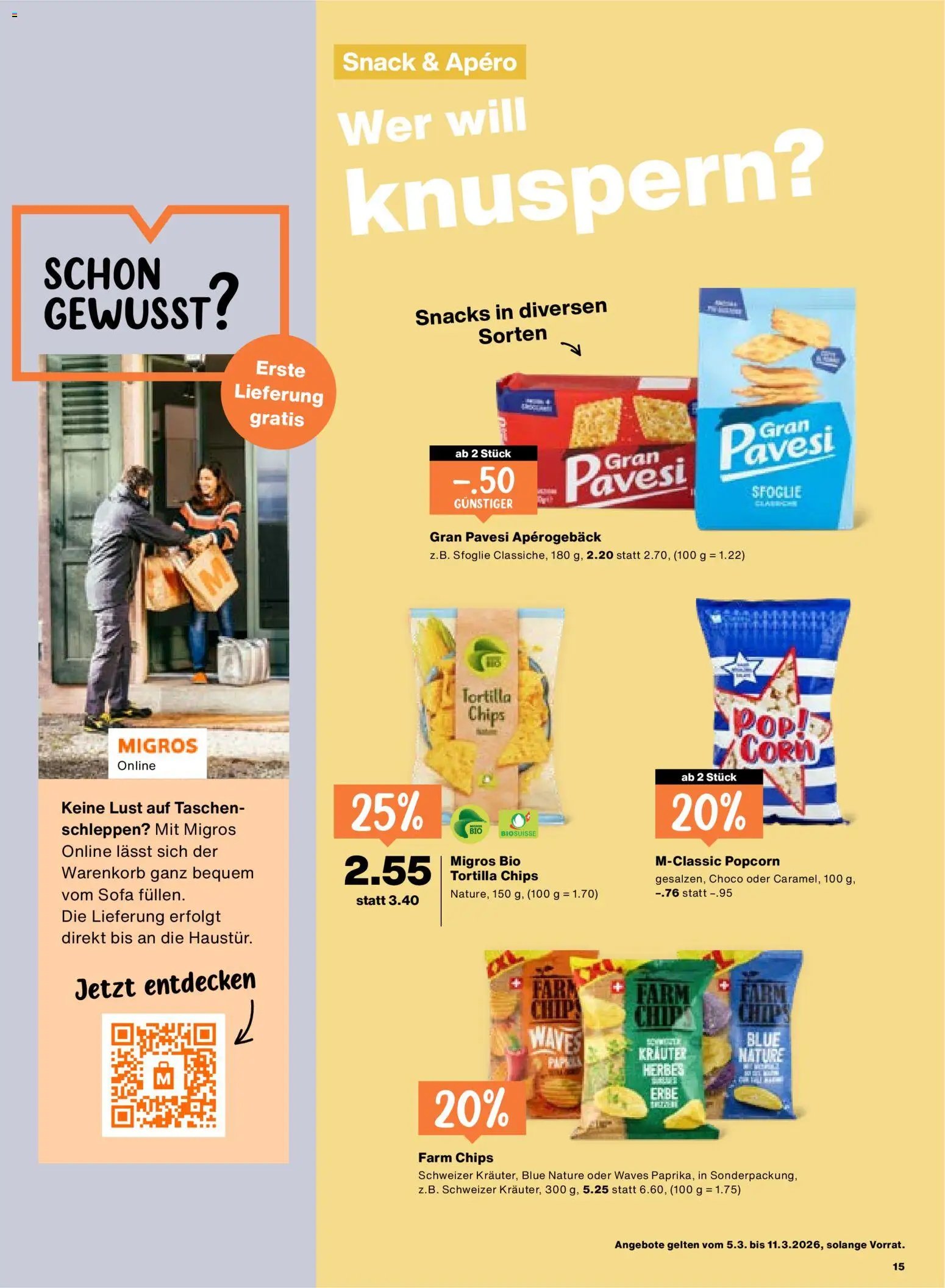 Migros aktionen (2026-03-03 - 2026-03-11)