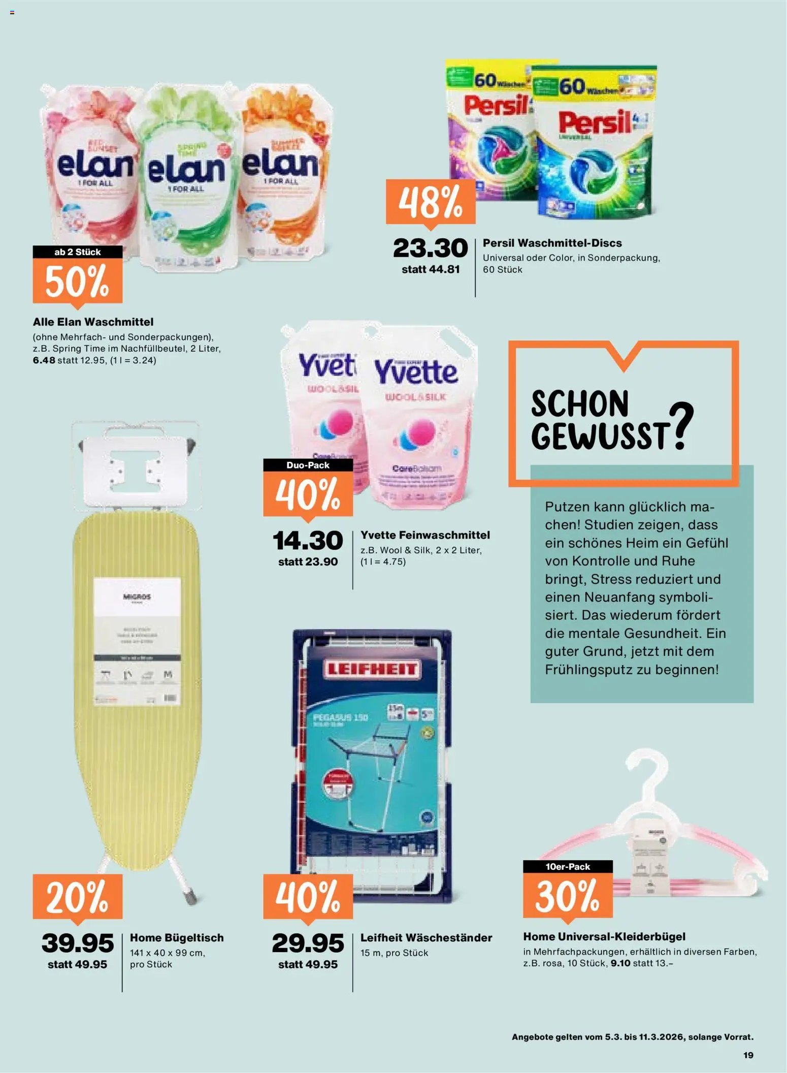 Migros aktionen (2026-03-03 - 2026-03-11)