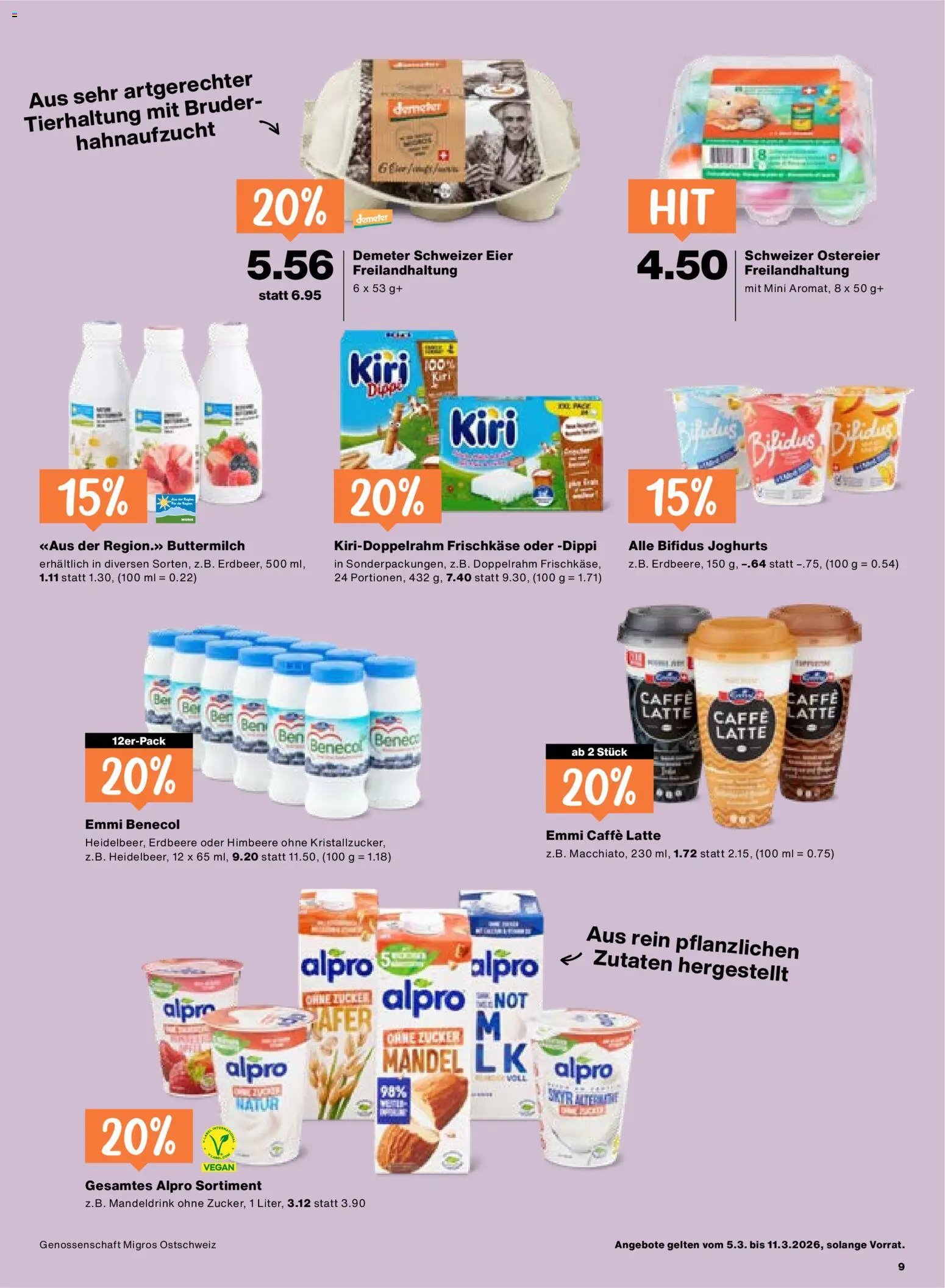 Migros aktionen (2026-03-03 - 2026-03-11)