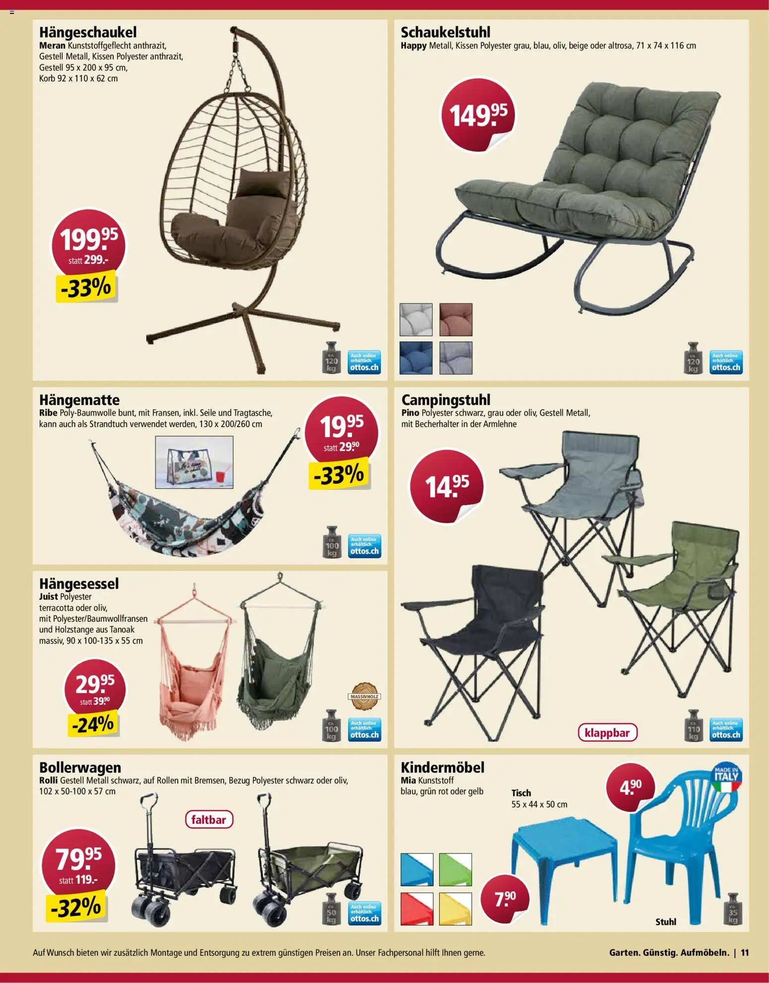 Otto's Aktionen Gartenmöbel (2026-03-03 - 2026-03-09)