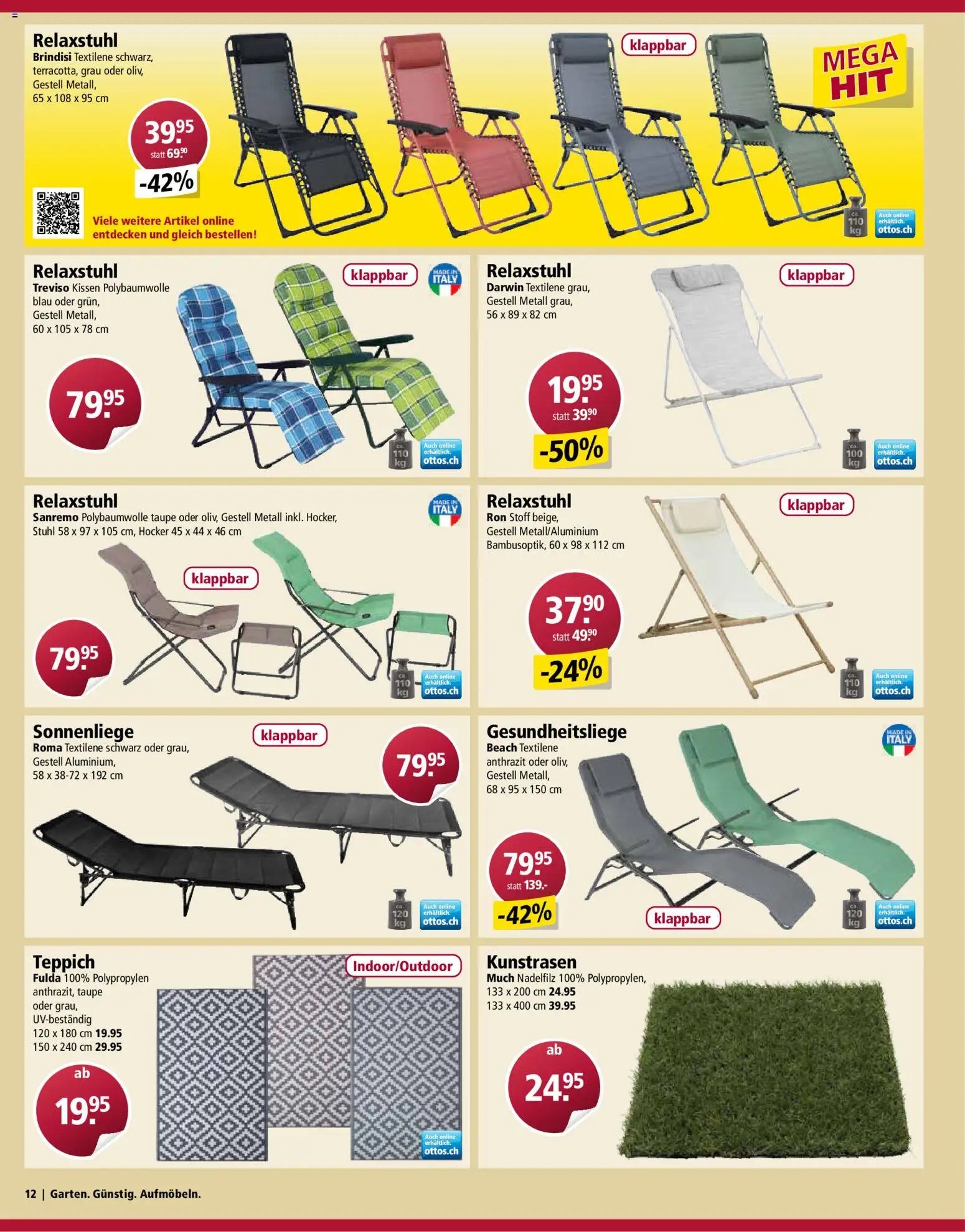 Otto's Aktionen Gartenmöbel (2026-03-03 - 2026-03-09)