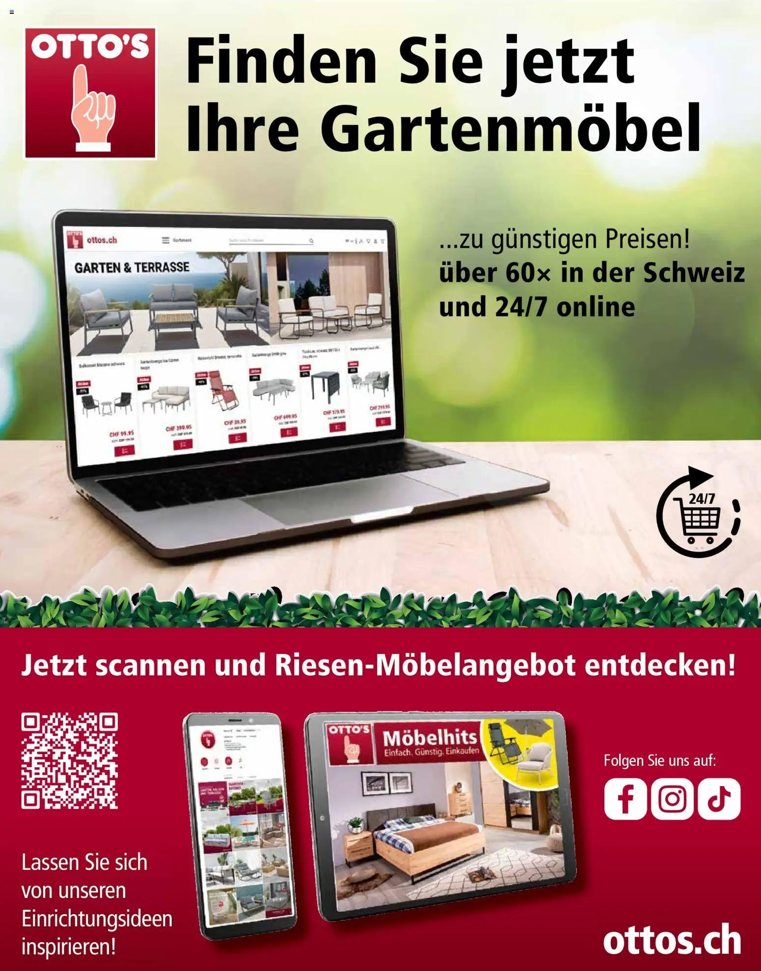 Otto's Aktionen Gartenmöbel (2026-03-03 - 2026-03-09)