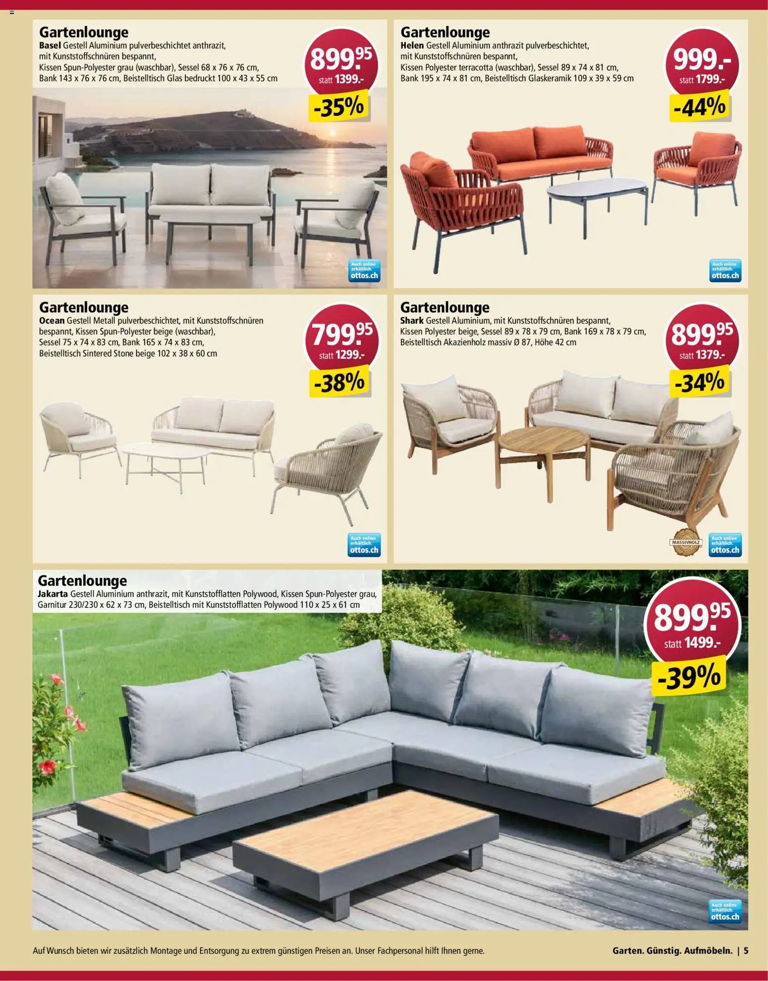 Otto's Aktionen Gartenmöbel (2026-03-03 - 2026-03-09)