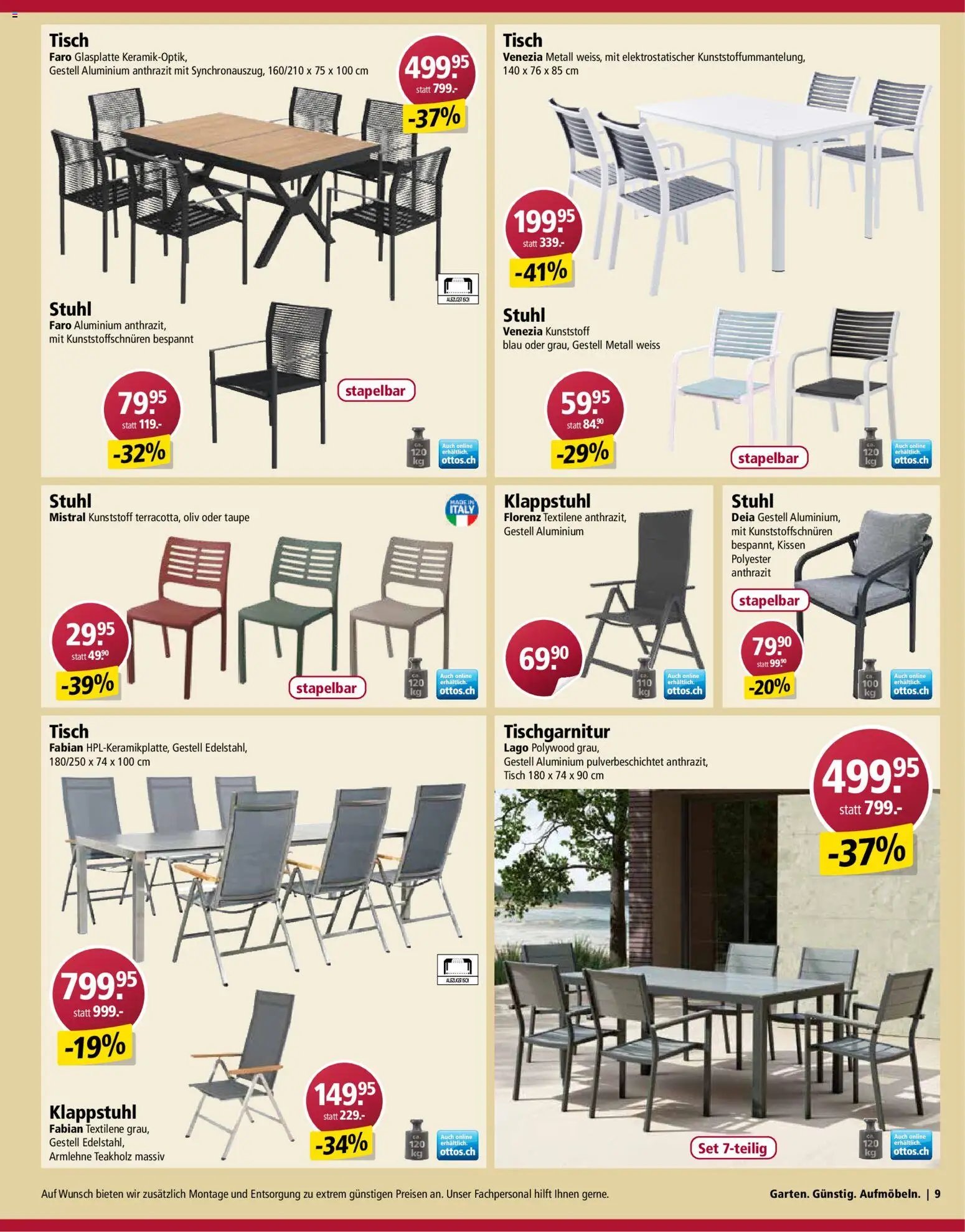 Otto's Aktionen Gartenmöbel (2026-03-03 - 2026-03-09)