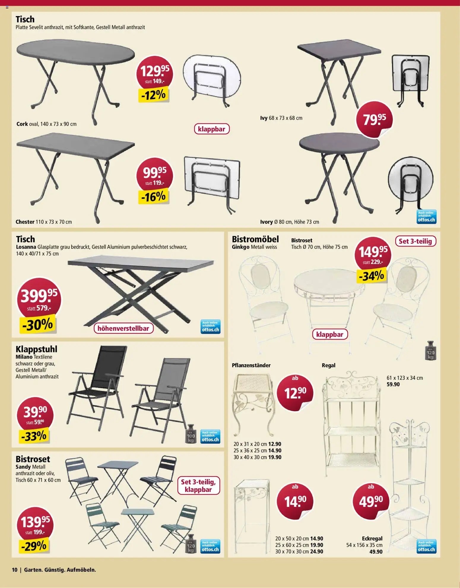 Otto's Aktionen Gartenmöbel (2026-03-03 - 2026-03-09)