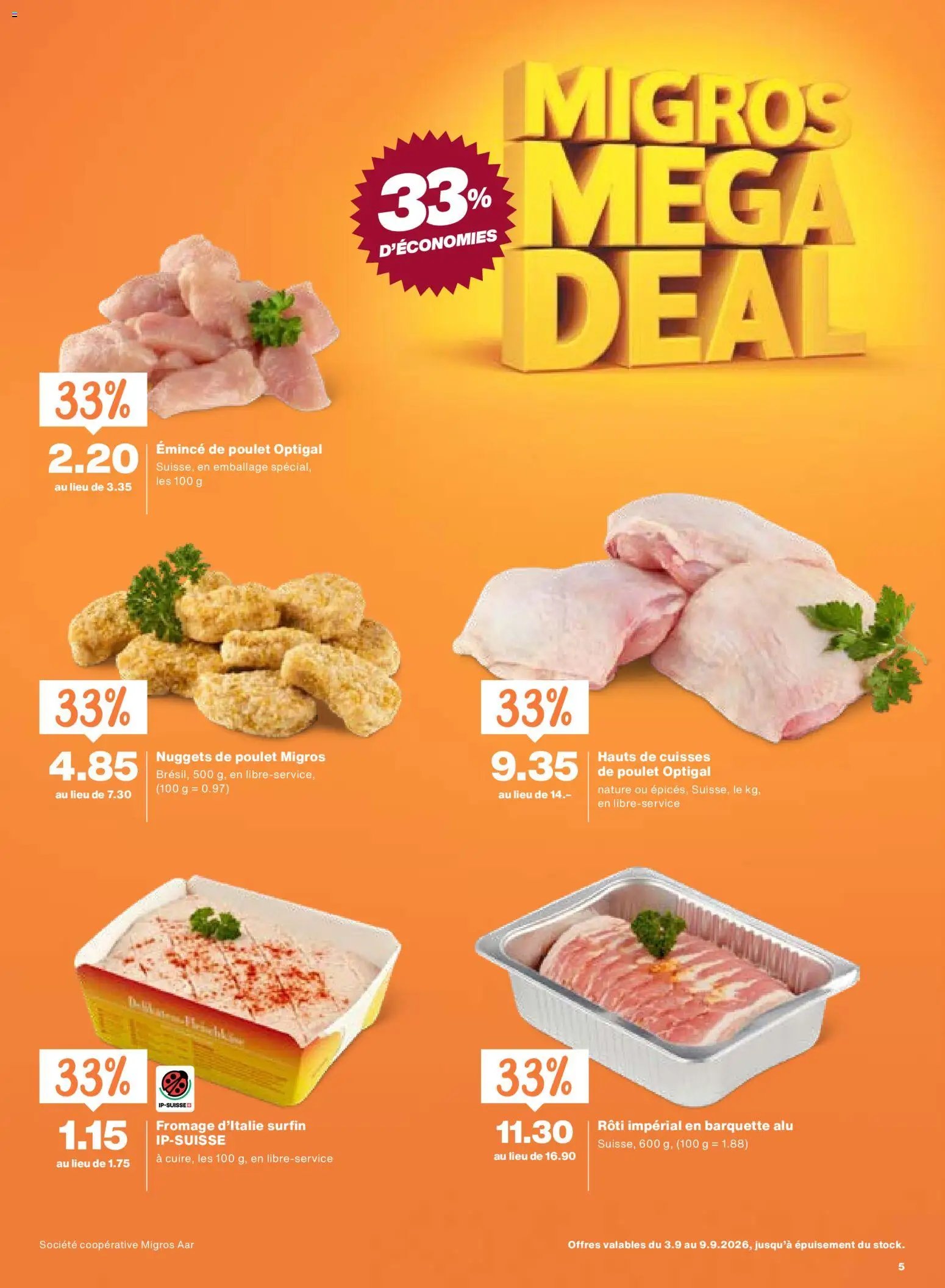 Migros aktionen FR