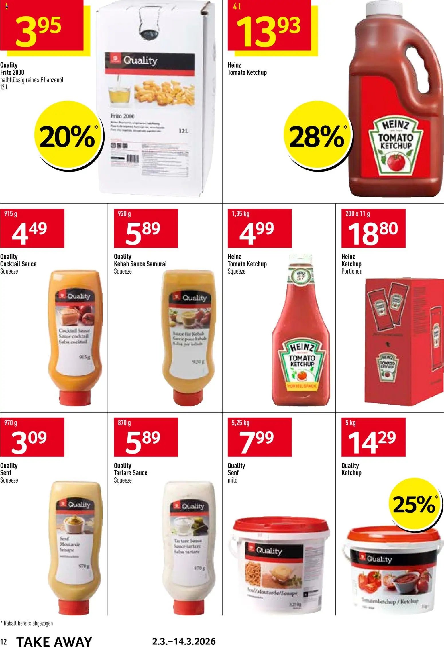 Prodega Aktionen Take Away (2026-03-02 - 2026-03-14)