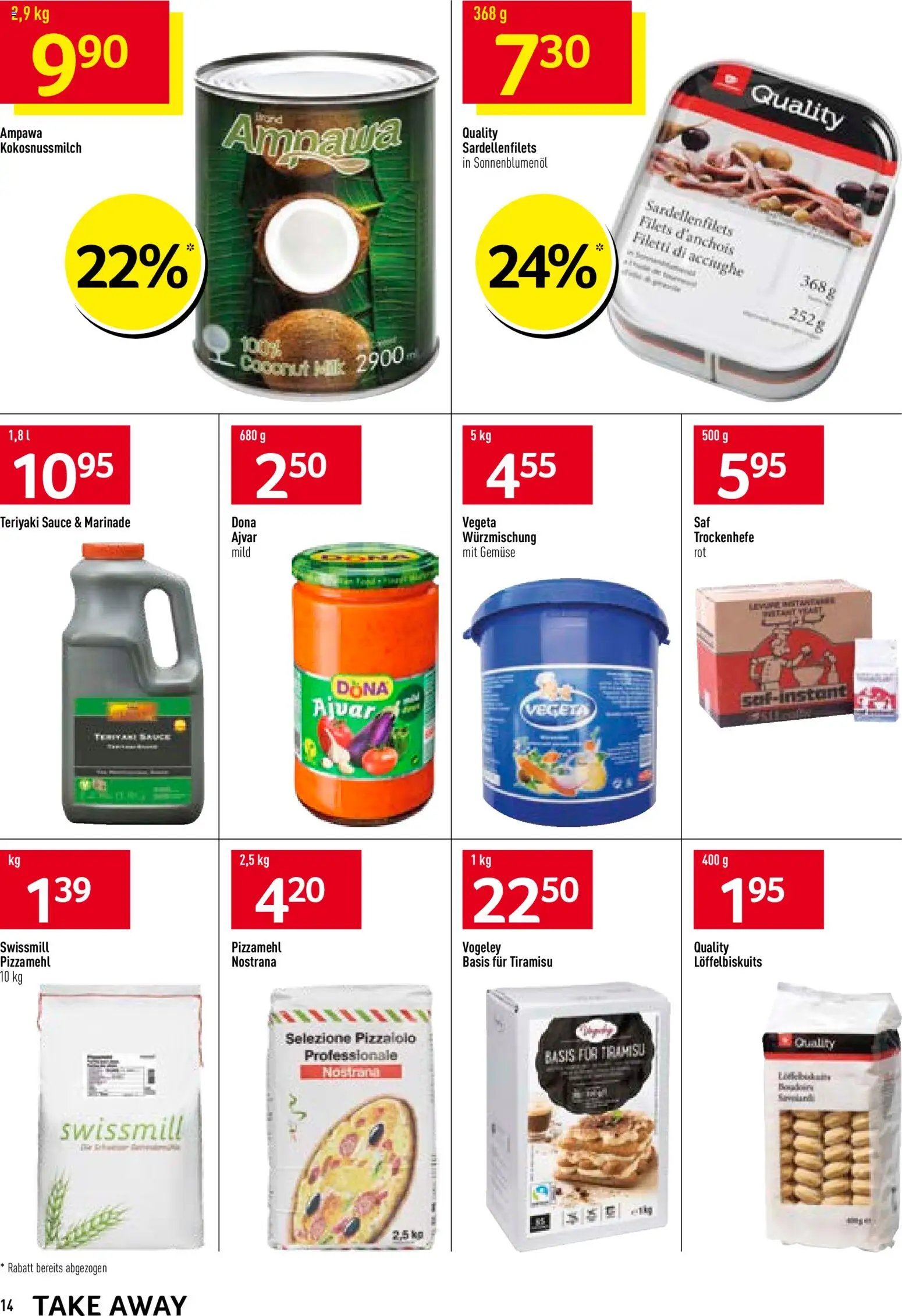 Prodega Aktionen Take Away (2026-03-02 - 2026-03-14)