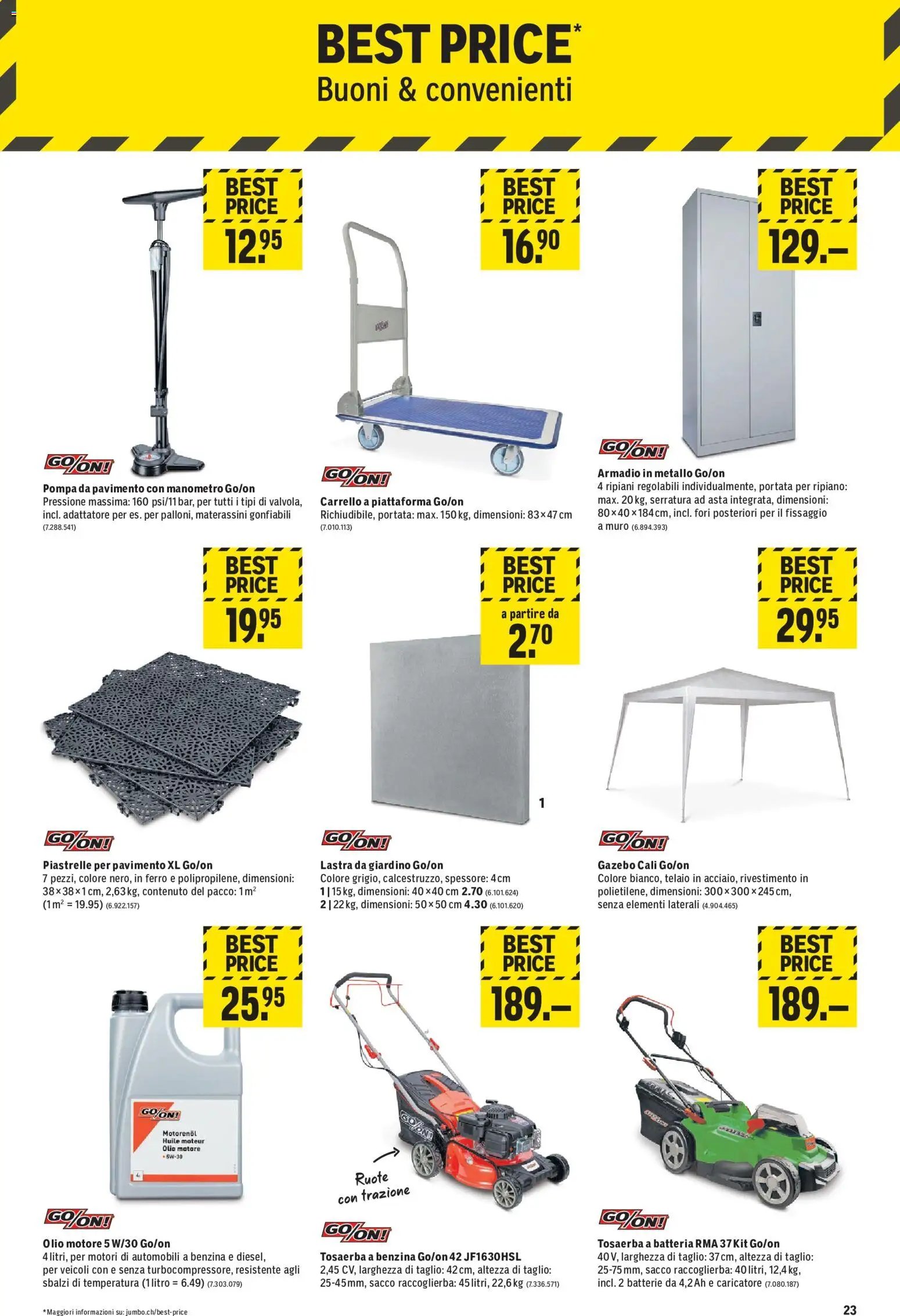 Jumbo aktionen IT
