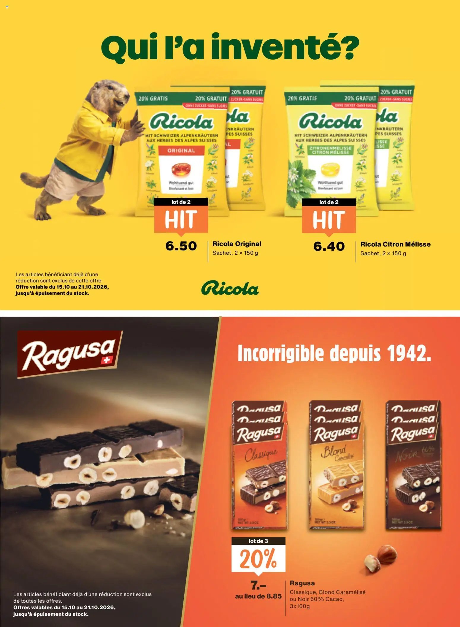 Migros aktionen Magazine FR