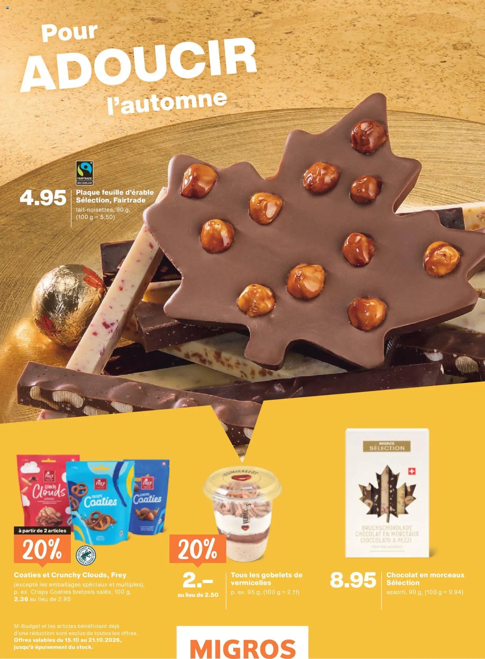 Migros aktionen Magazine FR