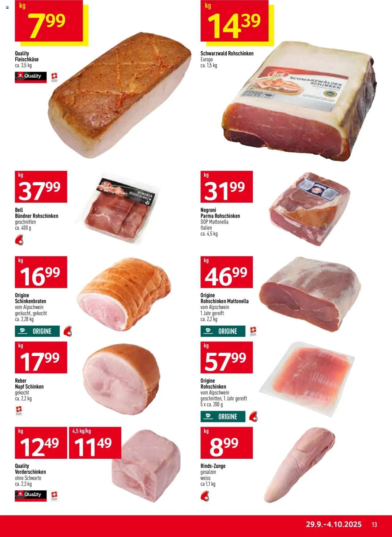 Prodega Aktionen (2025-09-29 - 2025-10-04)