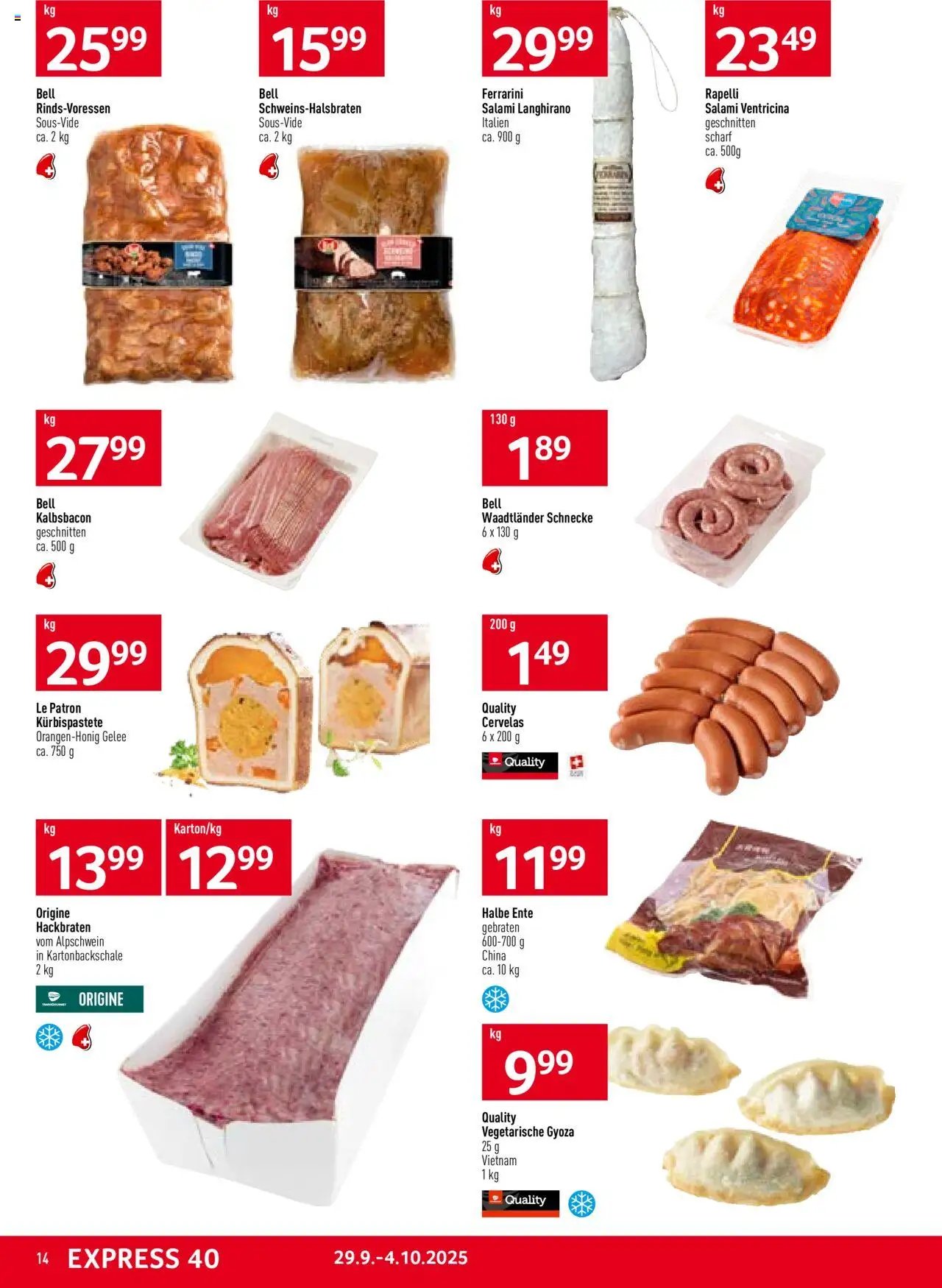 Prodega Aktionen (2025-09-29 - 2025-10-04)