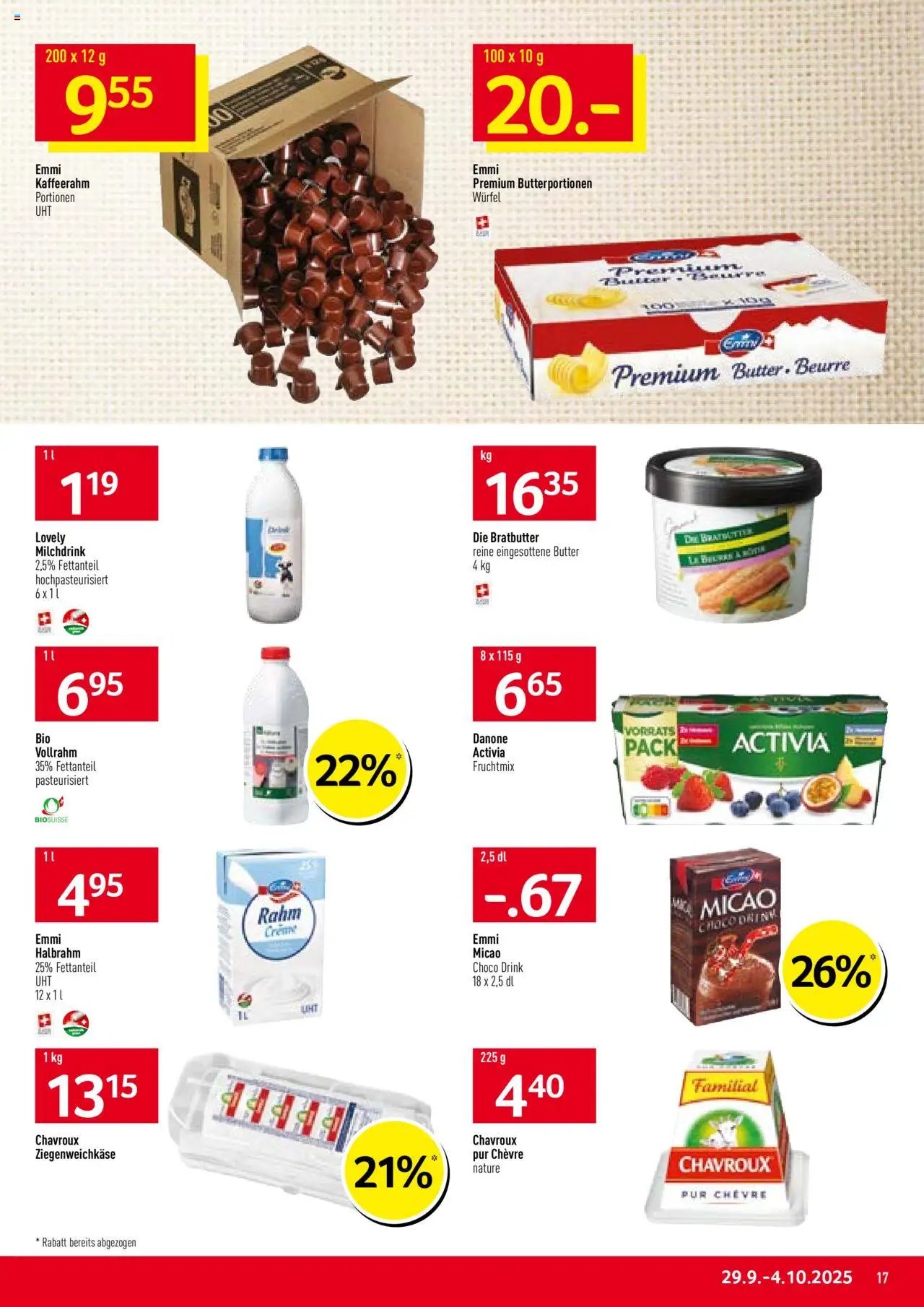 Prodega Aktionen (2025-09-29 - 2025-10-04)