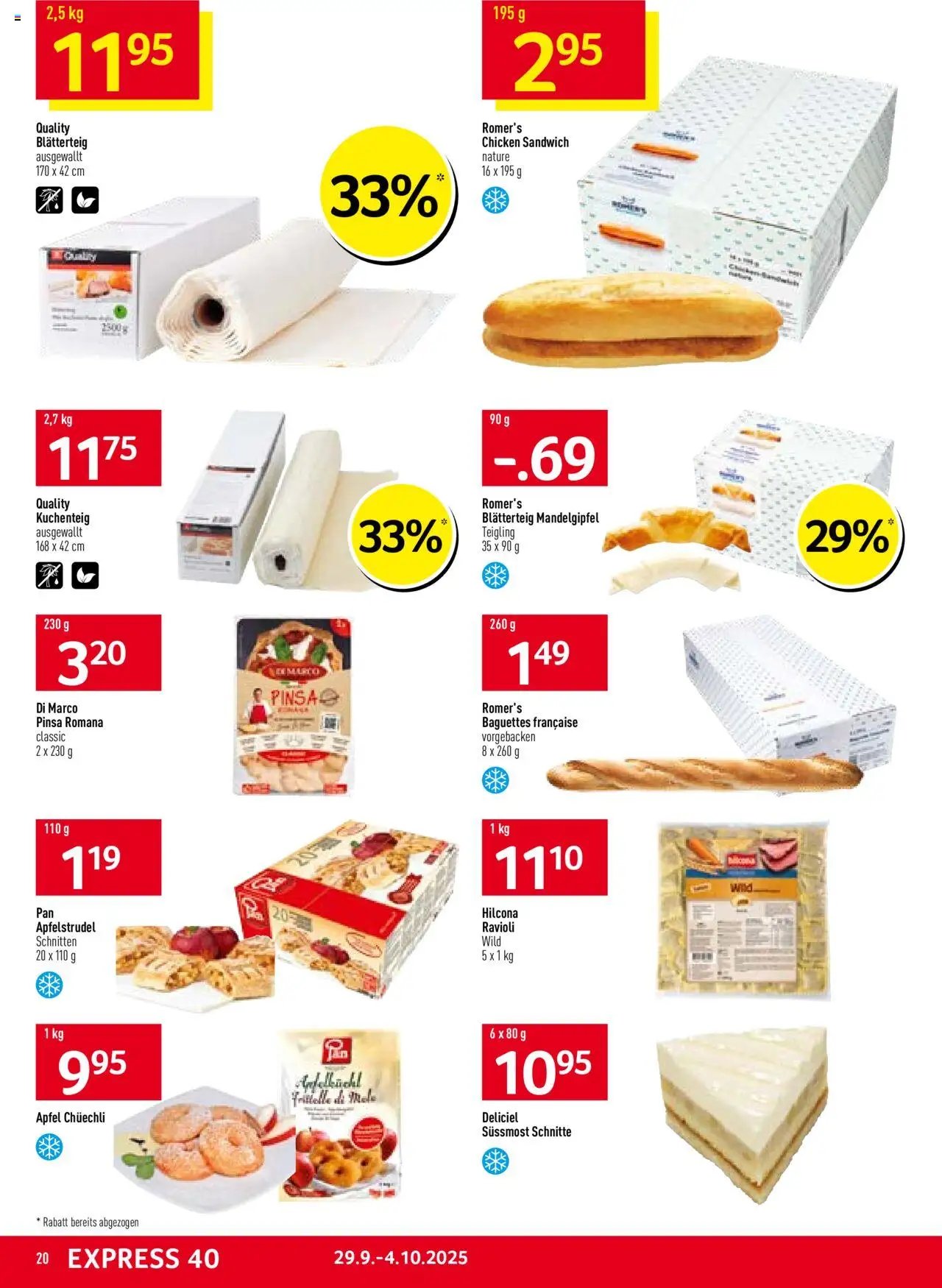 Prodega Aktionen (2025-09-29 - 2025-10-04)