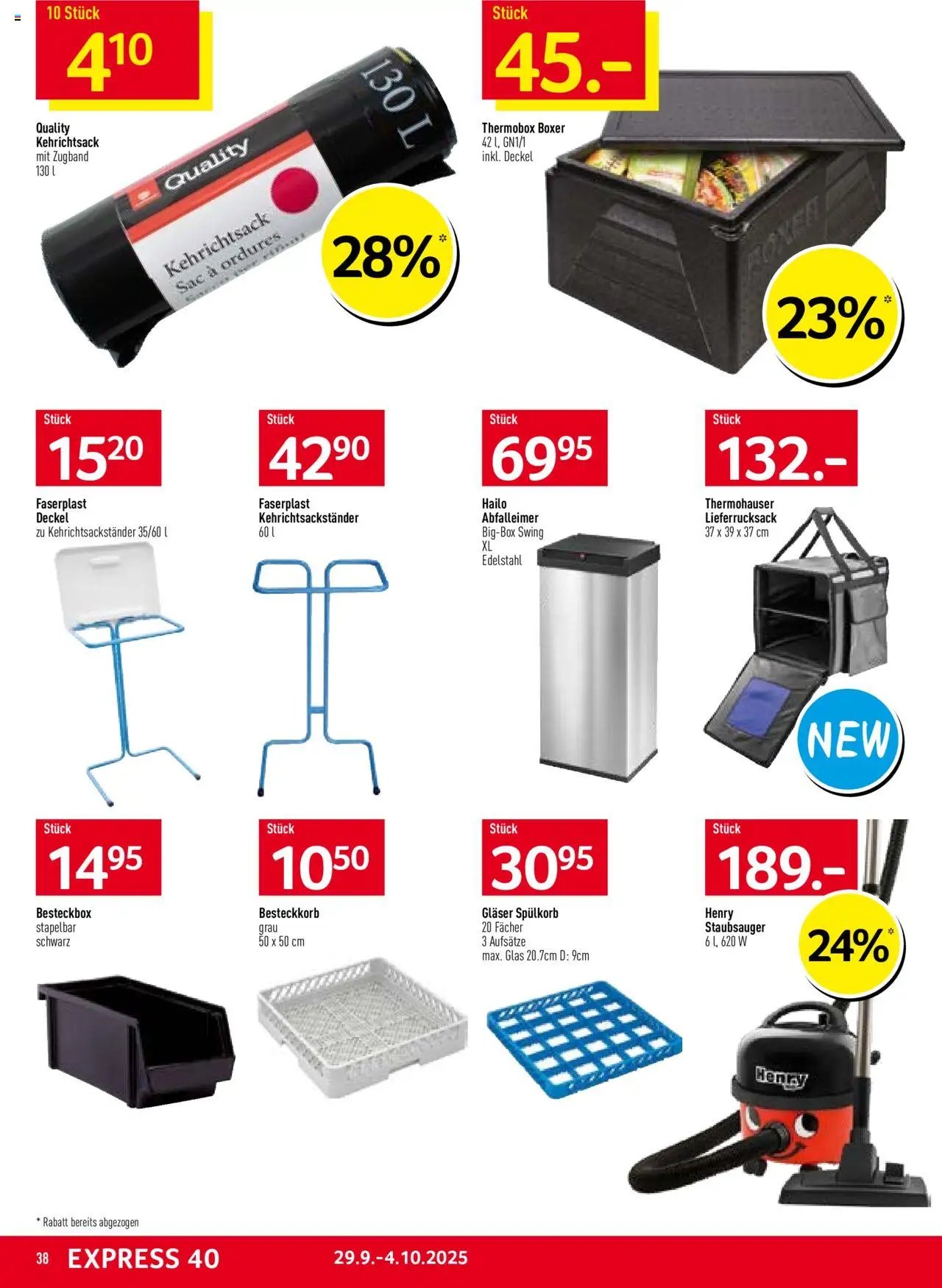 Prodega Aktionen (2025-09-29 - 2025-10-04)