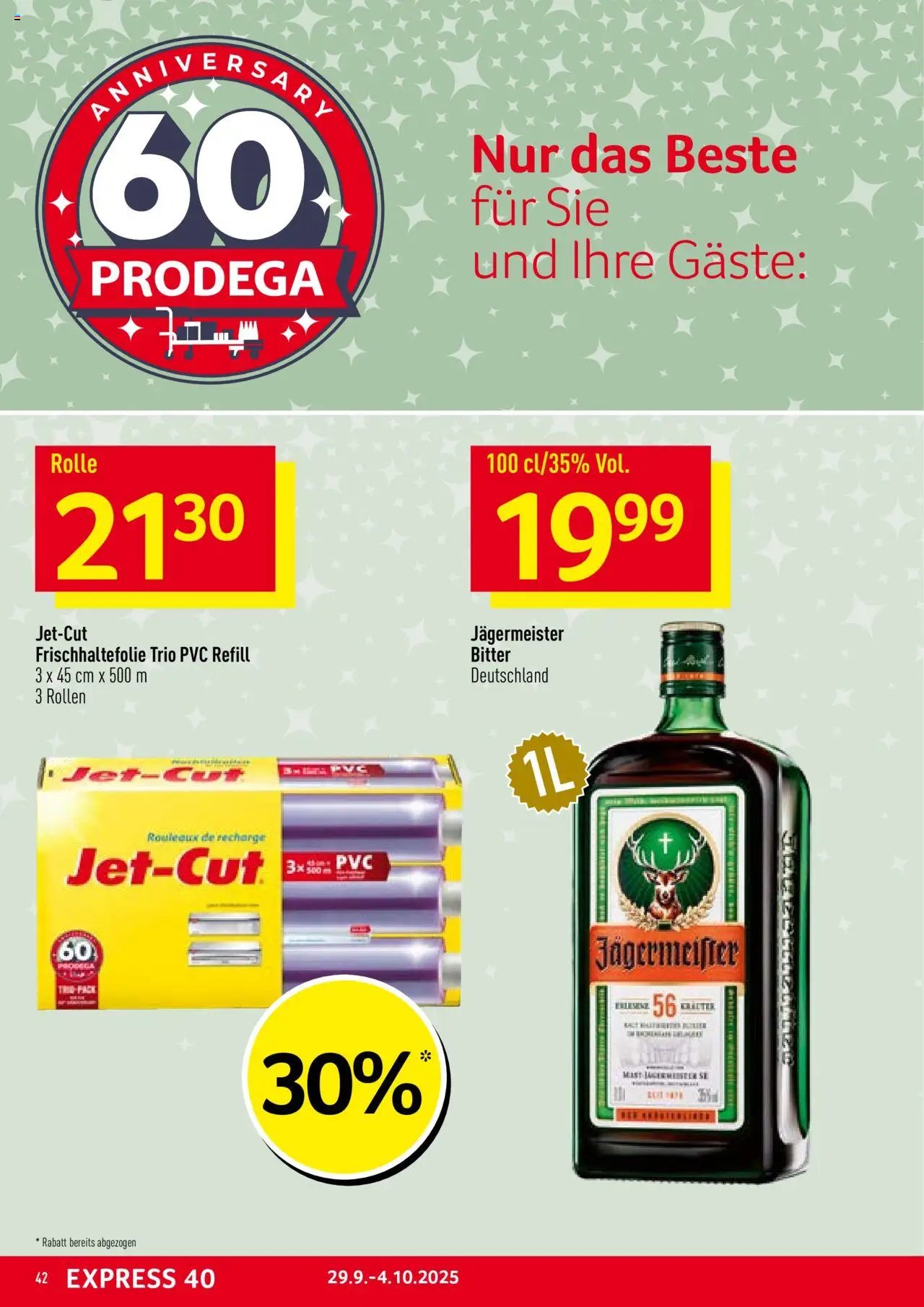 Prodega Aktionen (2025-09-29 - 2025-10-04)