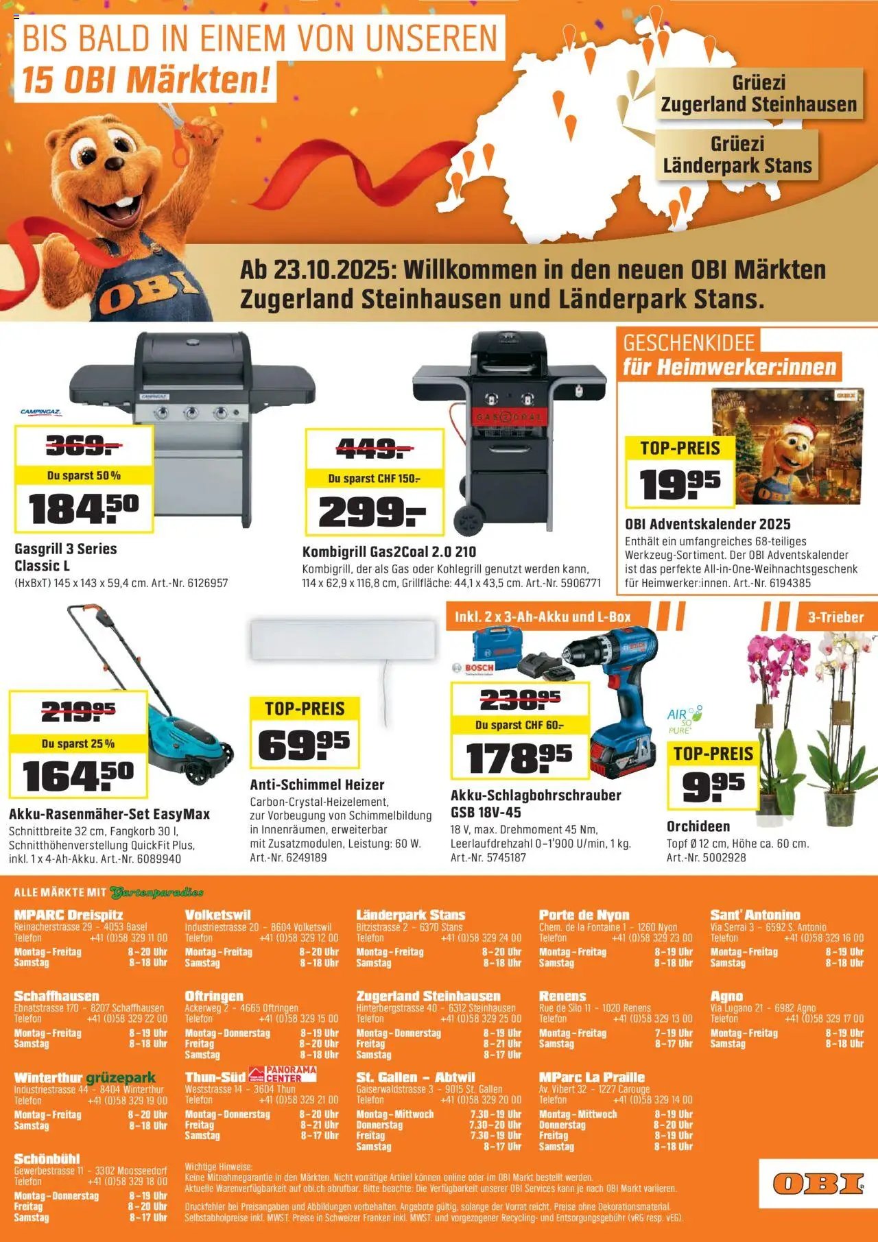 OBI Aktionen (2025-10-18 - 2025-11-08) | 20