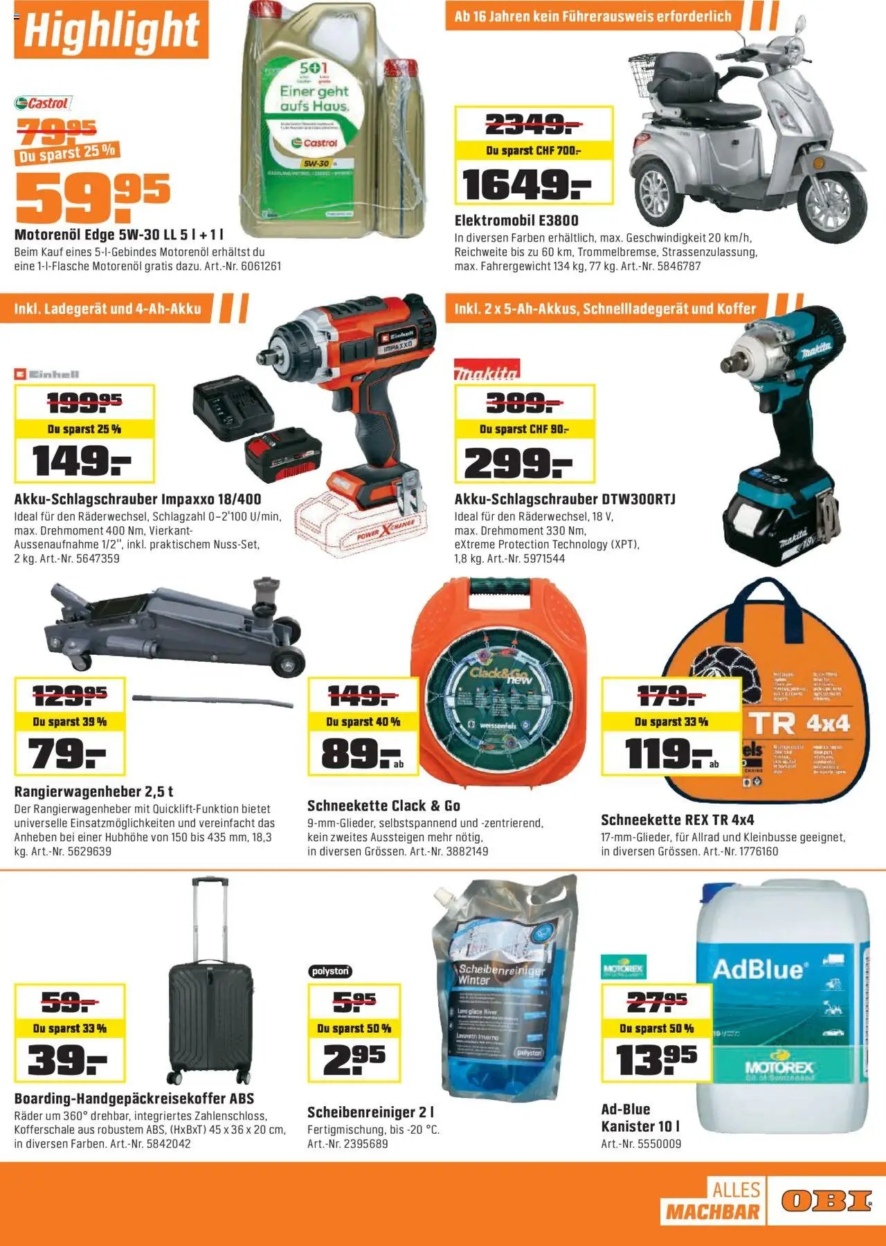 OBI Aktionen (2025-10-18 - 2025-11-08) | 5