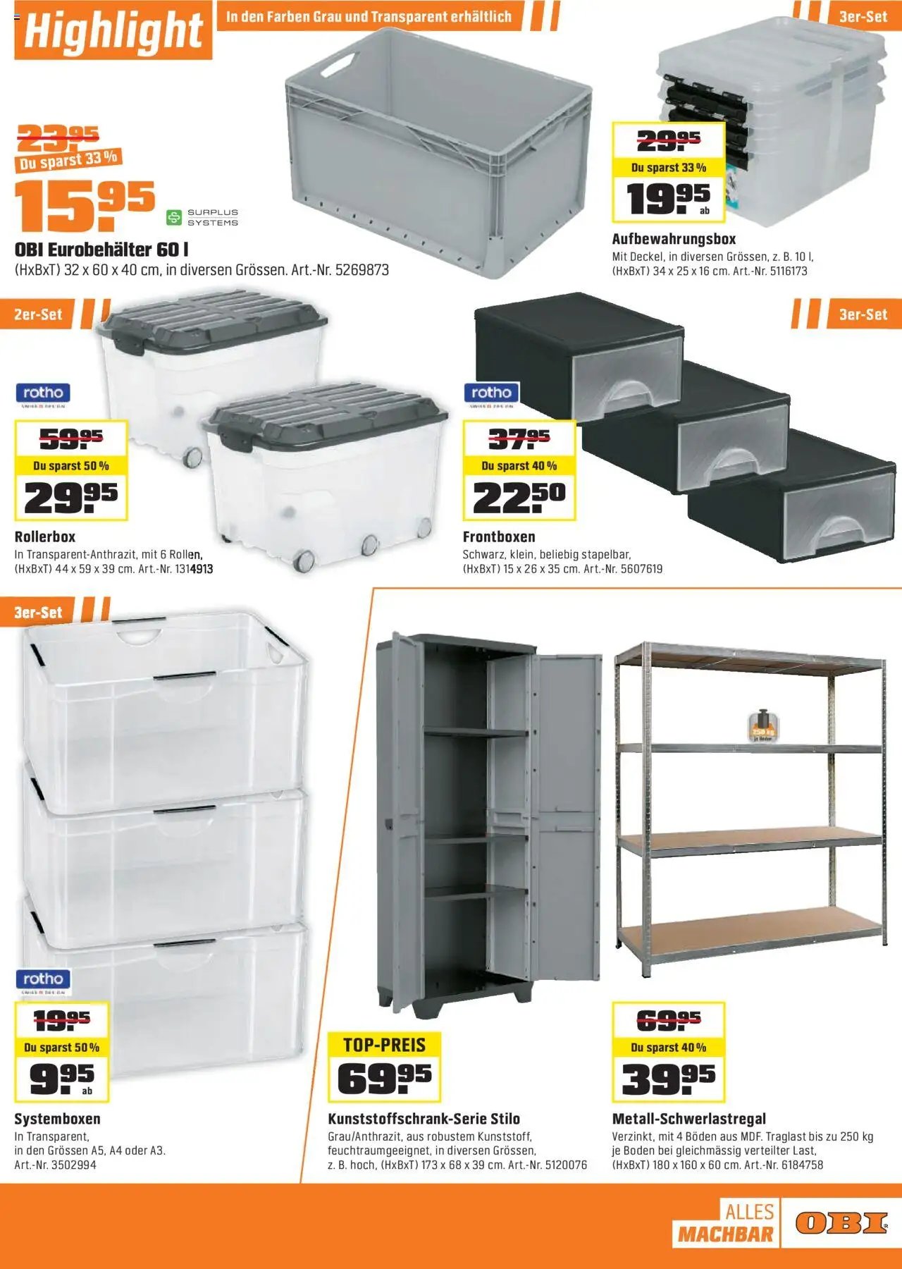 OBI Aktionen (2025-10-18 - 2025-11-08) | 9