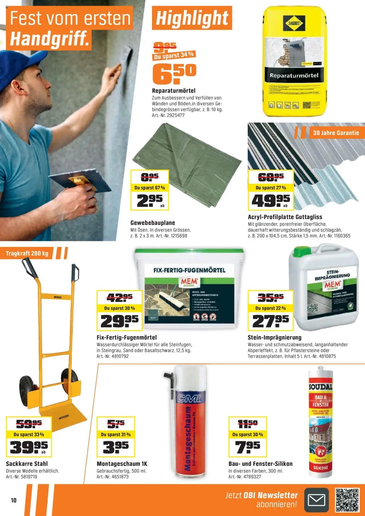 OBI Aktionen (2025-10-18 - 2025-11-08) | 10