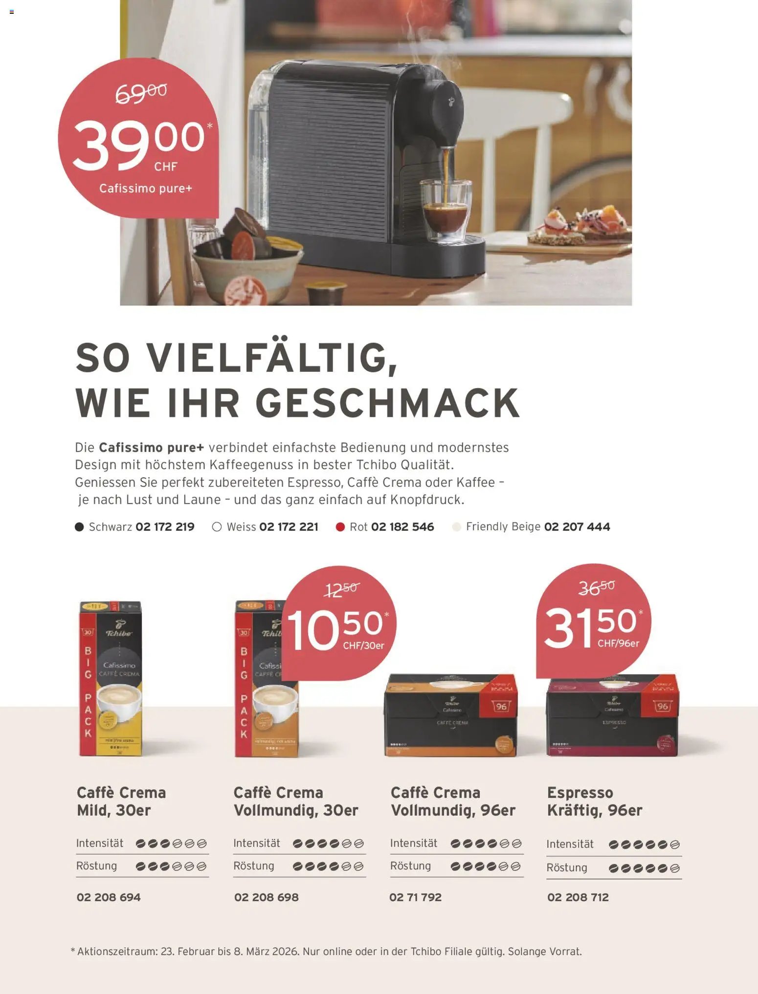 Tchibo Aktionen (2026-02-24 - 2026-03-31)