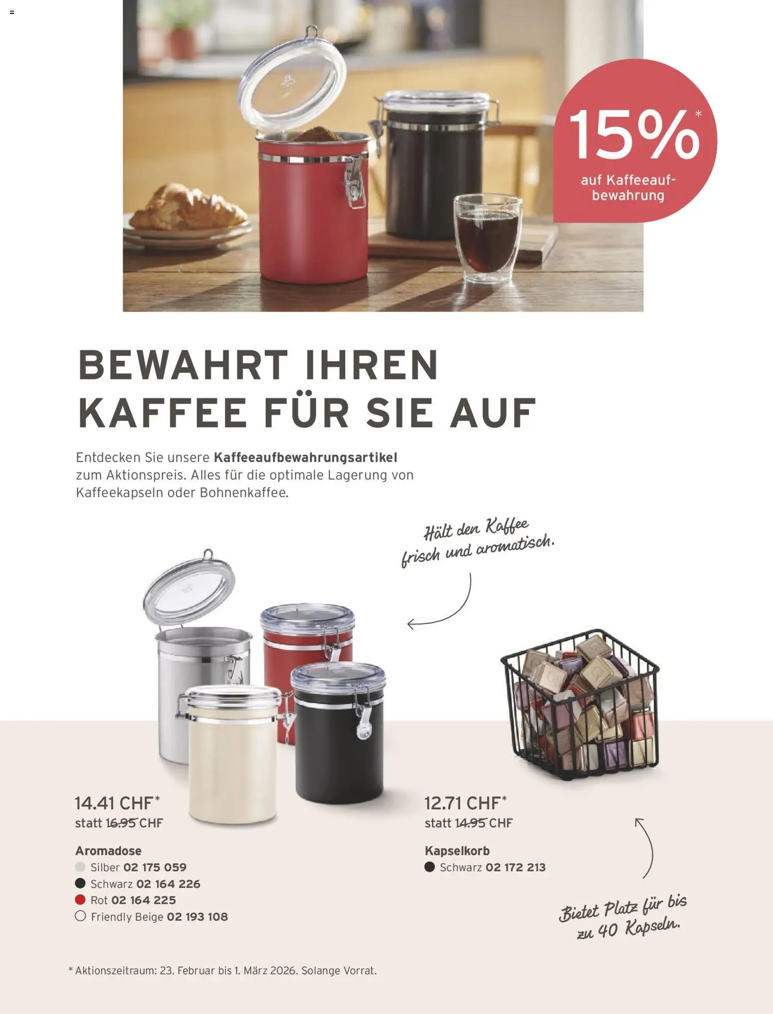 Tchibo Aktionen (2026-02-24 - 2026-03-31)