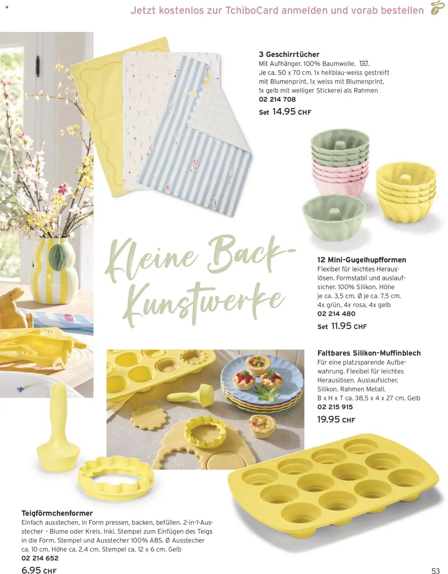 Tchibo Aktionen (2026-02-24 - 2026-03-31)