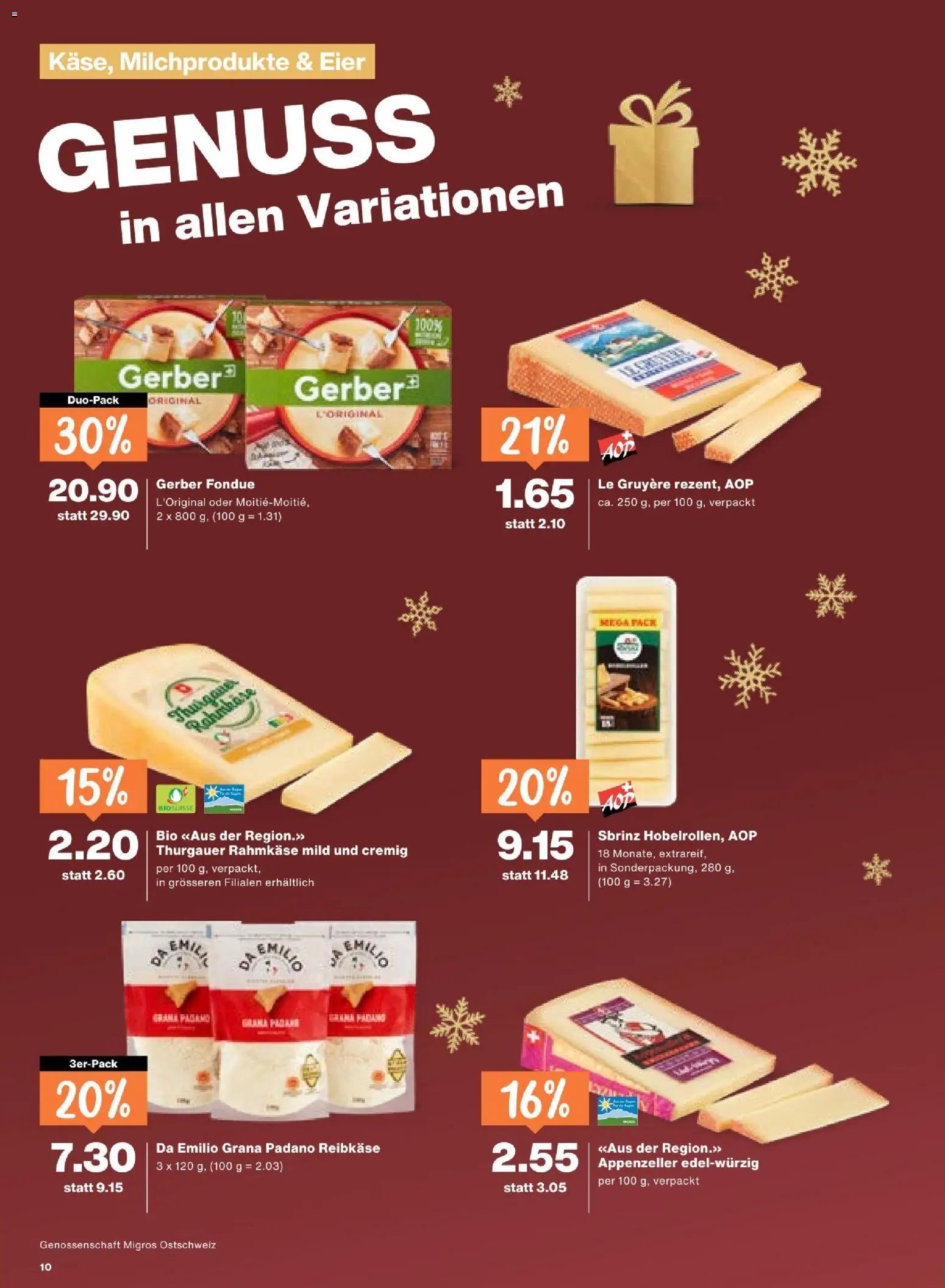 Migros Aktionen (2025-12-16 - 2025-12-22) | 10