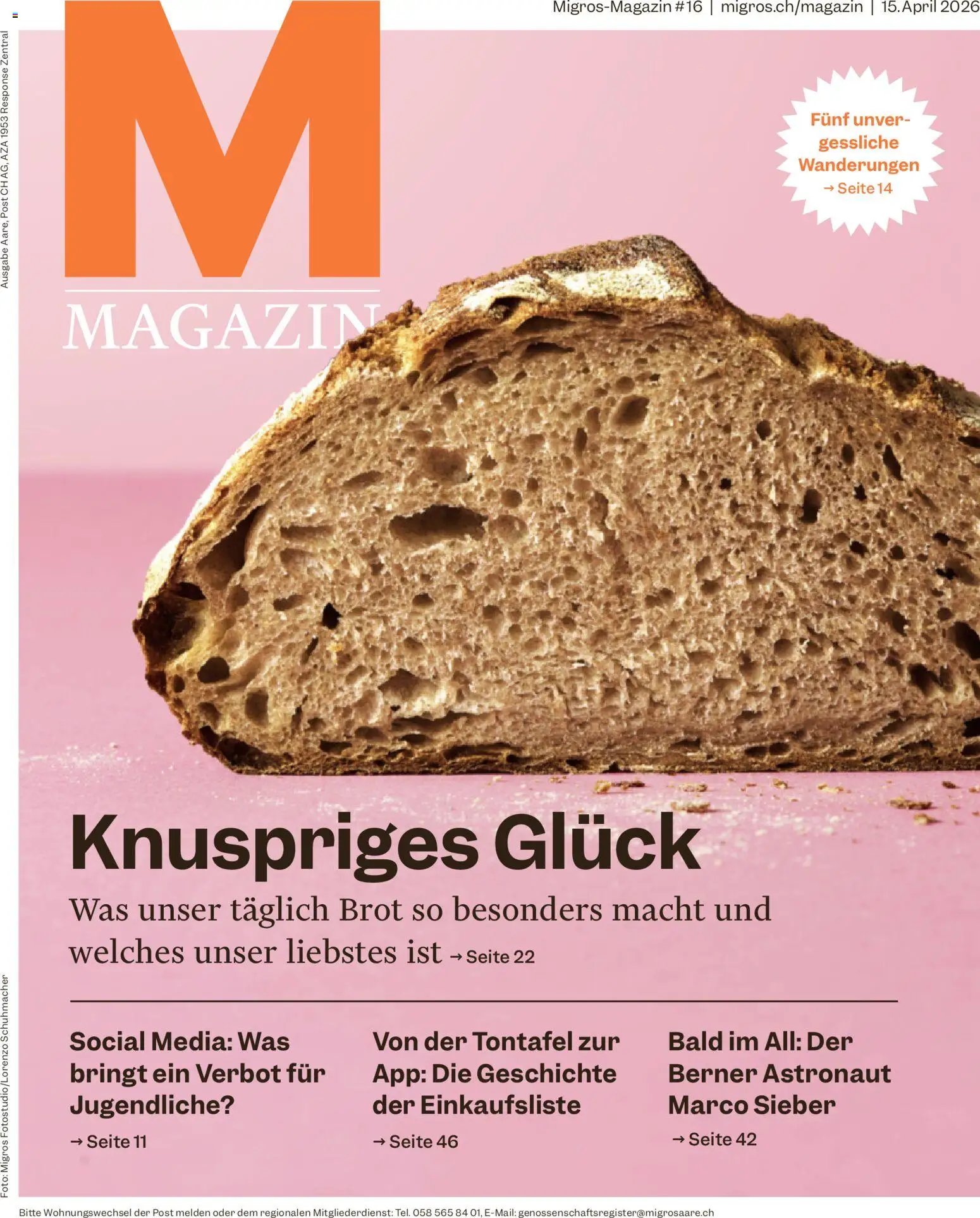 Migros aktionen Magazin (2026-04-15 - 2026-04-20)