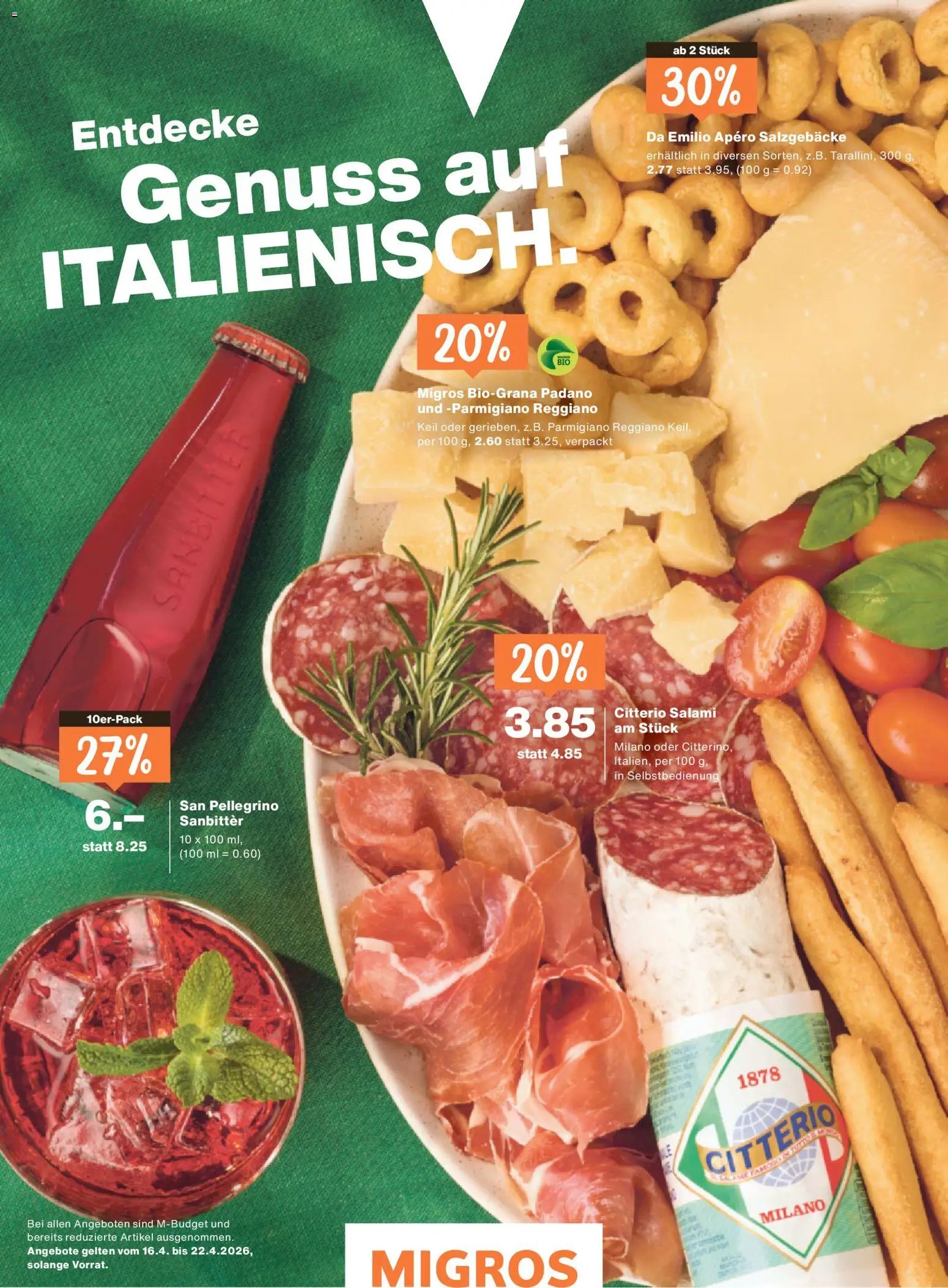 Migros aktionen Magazin (2026-04-15 - 2026-04-20)