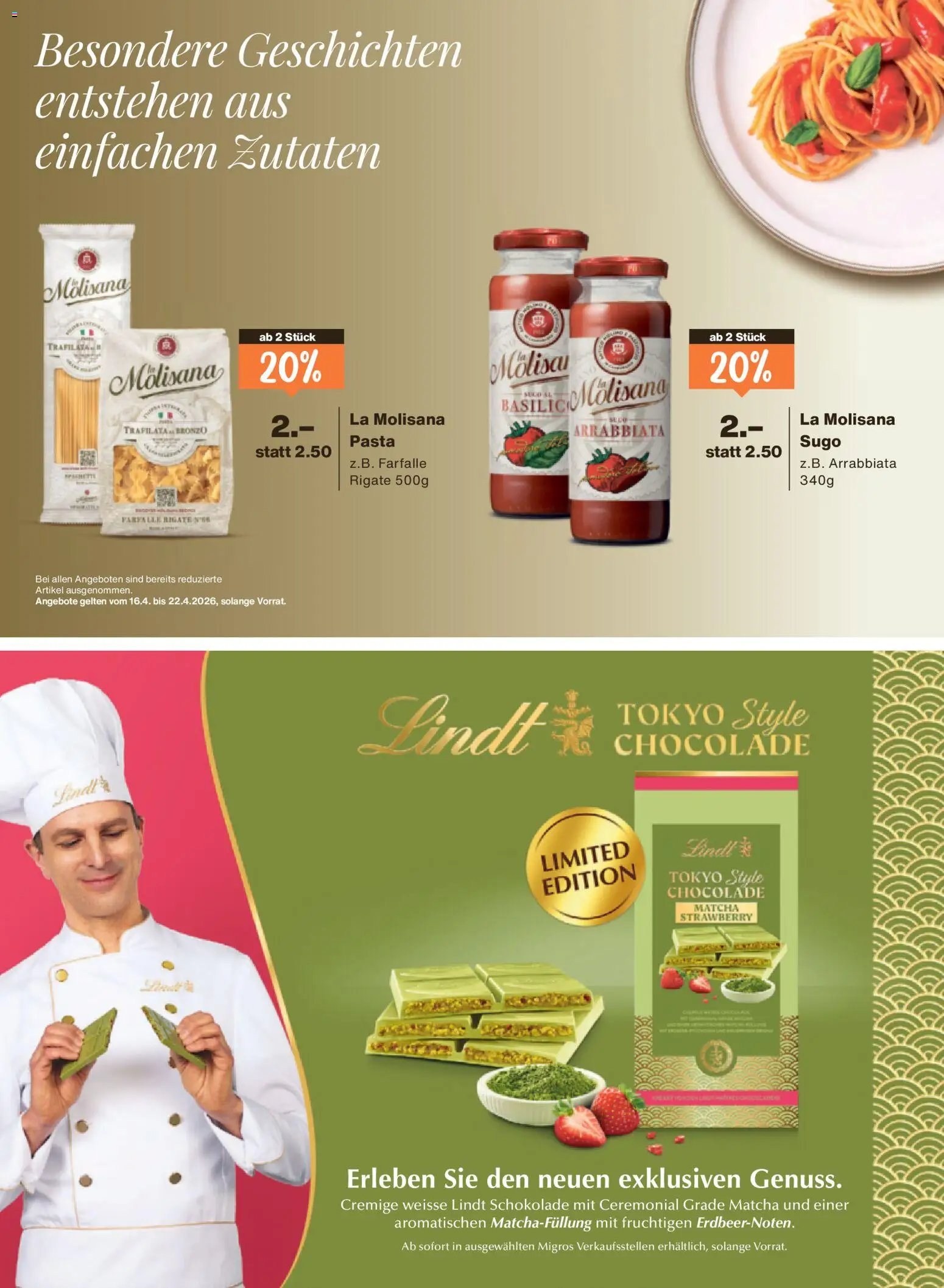 Migros aktionen Magazin (2026-04-15 - 2026-04-20)