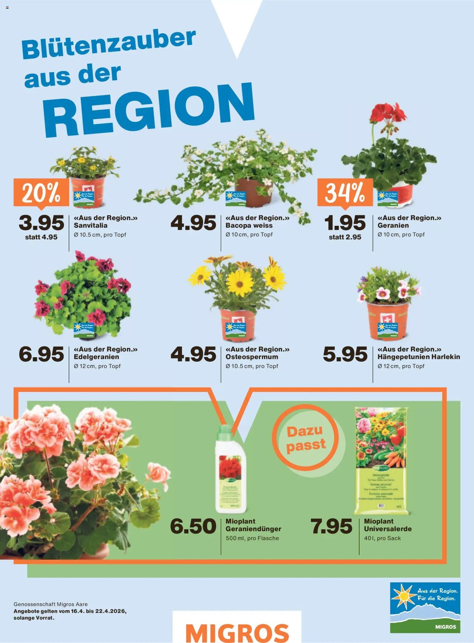 Migros aktionen Magazin (2026-04-15 - 2026-04-20)