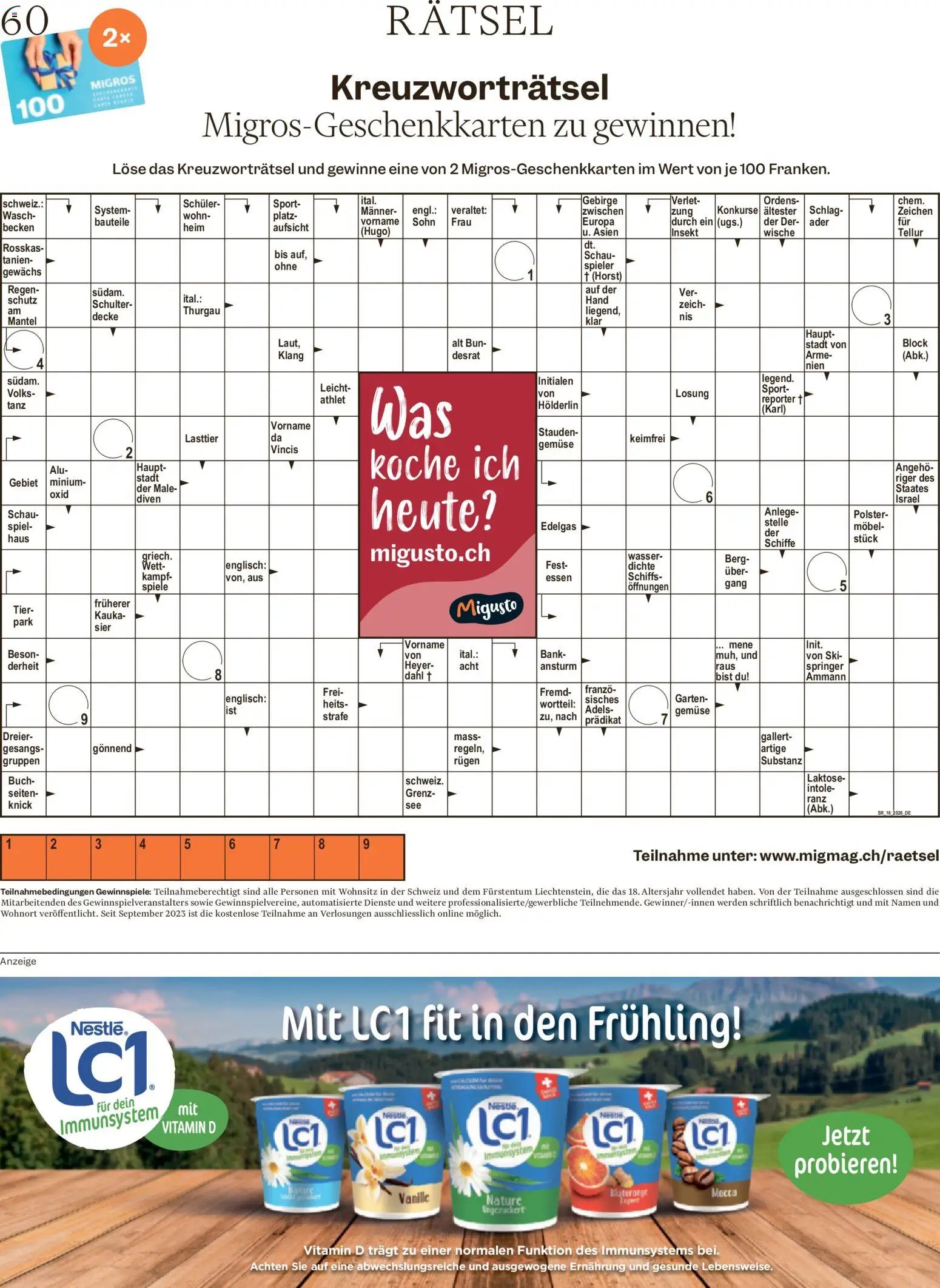 Migros aktionen Magazin (2026-04-15 - 2026-04-20)